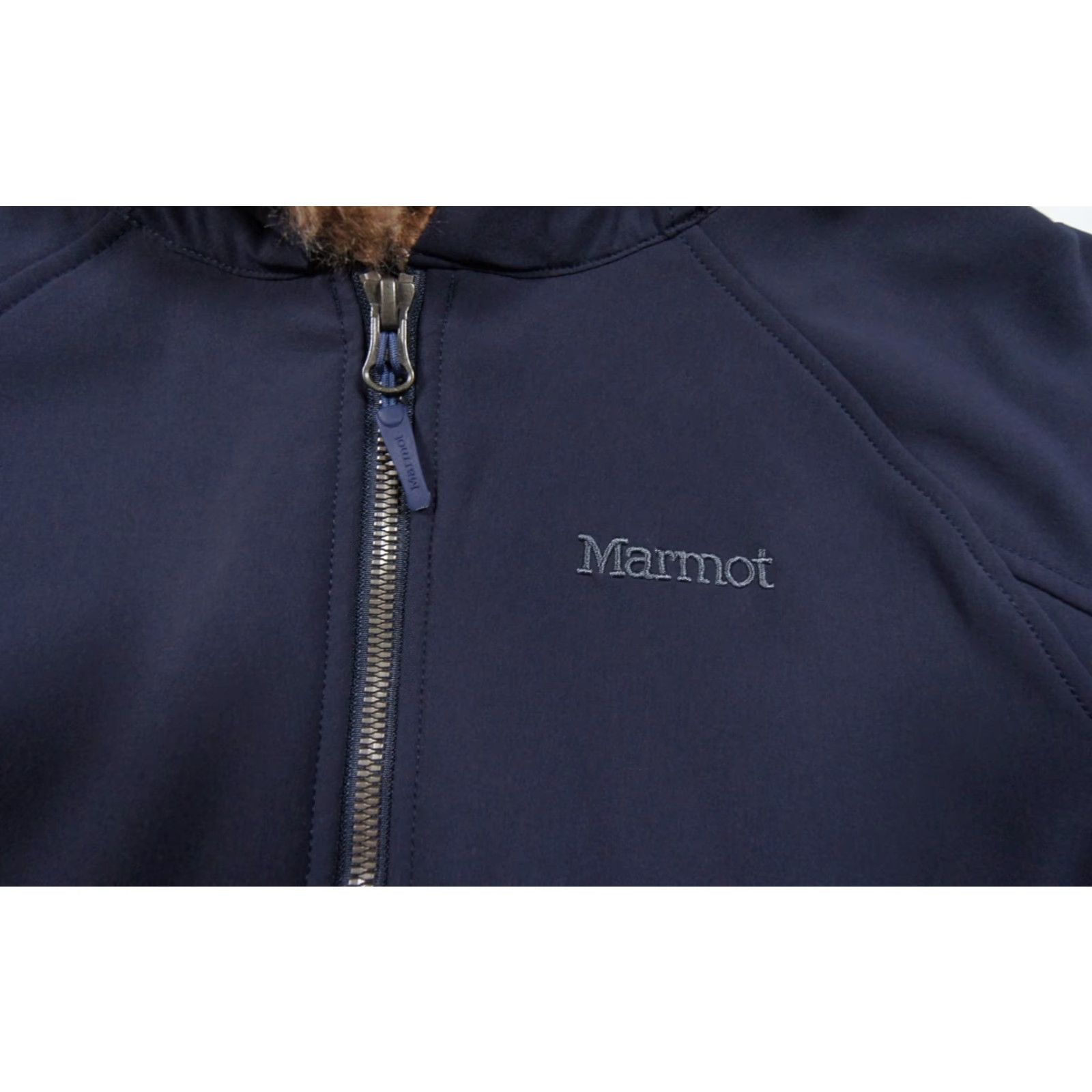 Marmot Marmot Women's Small Blue Hoodie Jacket Faux Fur Full Zip Casual Outdoor Size S / US 4 / IT 40 - 3 Thumbnail