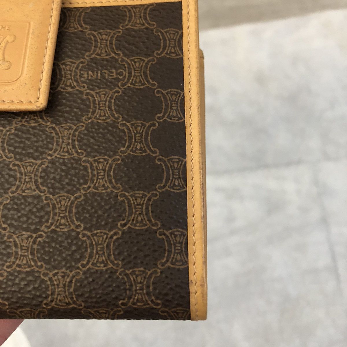 Celine Vintage Celine Macadam Wallet Size ONE SIZE - 8 Thumbnail