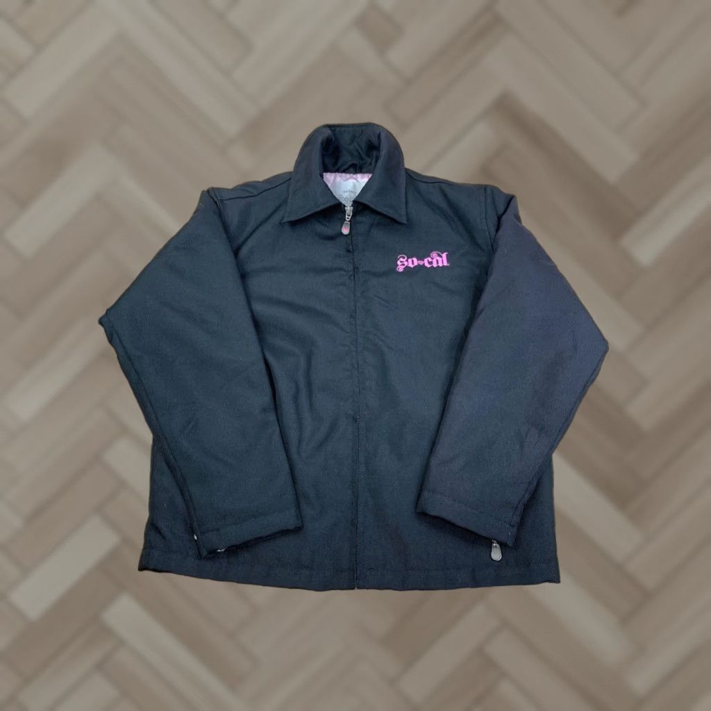 No Fear VINTAGE Socal No fear women Jacket So-cal black pink lined Zip Long Sleeve Casual 10294 S Womens Size S / US 4 / IT 40 - 1 Thumbnail