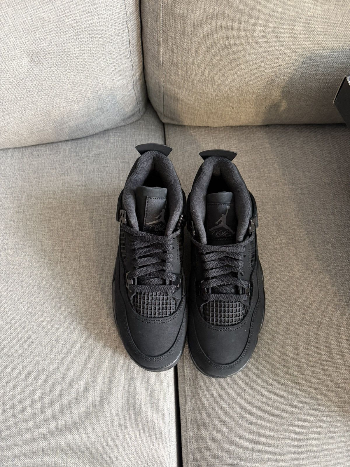 Jordan Brand Jordan retro 4 black cat Size US 6.5 / EU 39-40 - 9 Thumbnail