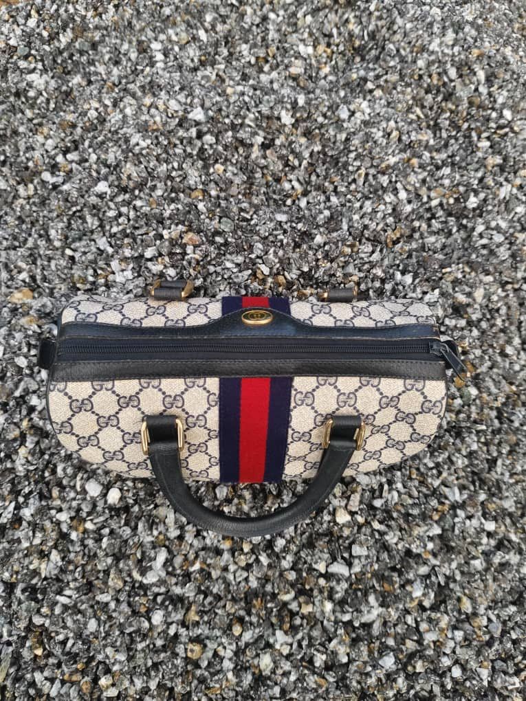 Gucci Authentic GUCCI Boston Speedy Monogram Handbag Size ONE SIZE - 4 Thumbnail