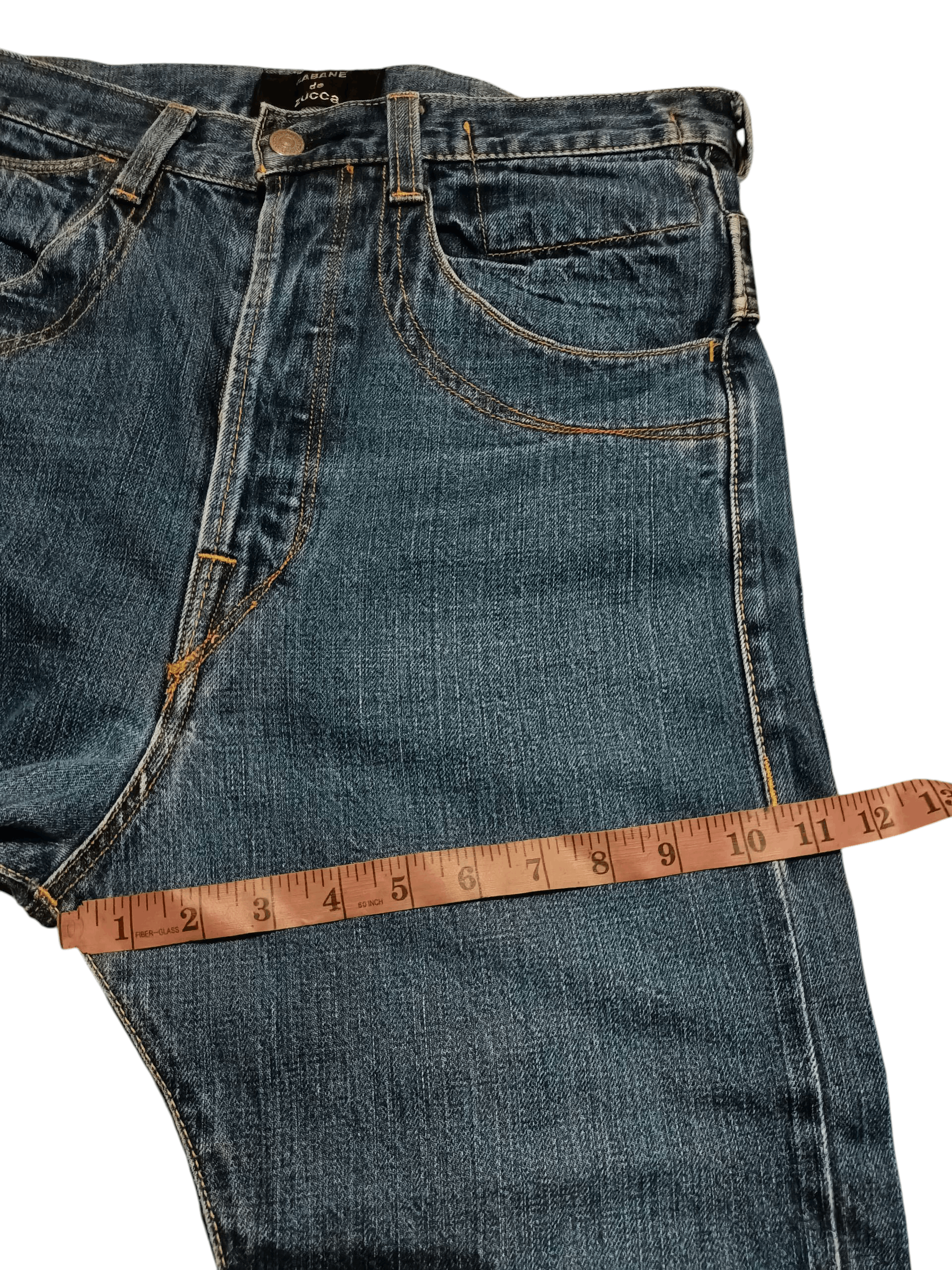 CABANE de ZUCCa CABANE DE ZUCCA x JAPAN DESIGNER x SELVAGE DENIM Size US 30 / EU 46 - 9 Thumbnail
