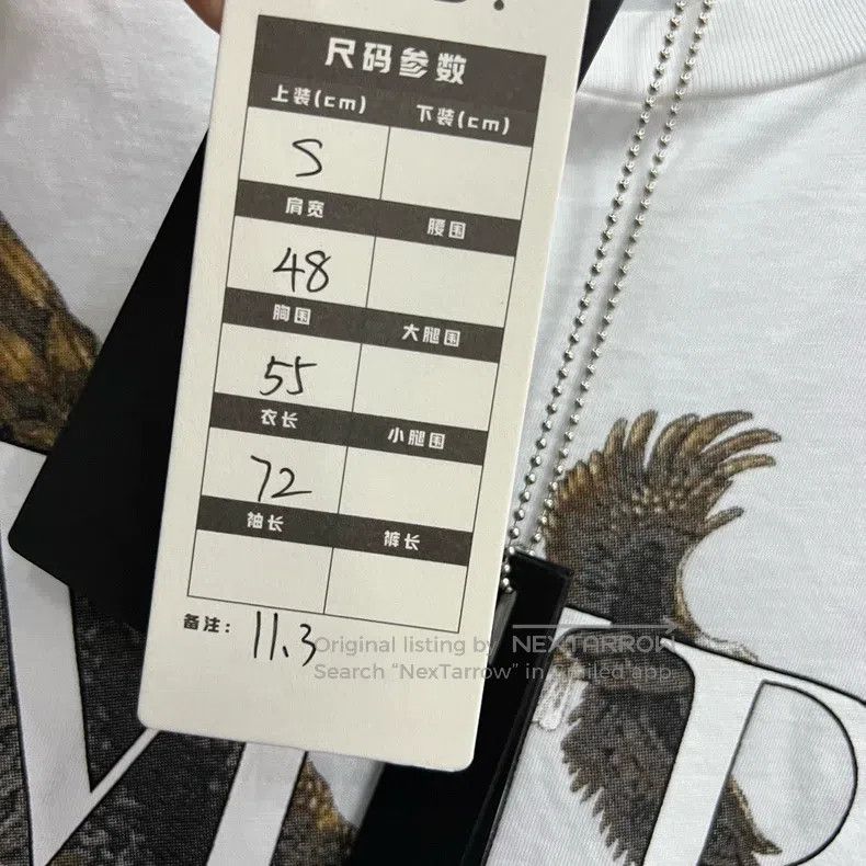 Amiri Amiri Eagle Letter Print Short Sleeve Size US S / EU 44-46 / 1 - 7 Thumbnail