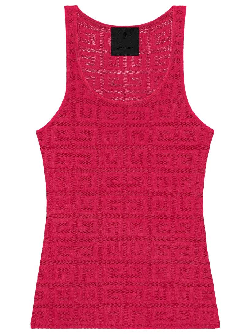 Givenchy o1srvl11e0725 Tank Top in Pink Size L / US 10 / IT 46 - 1 Thumbnail