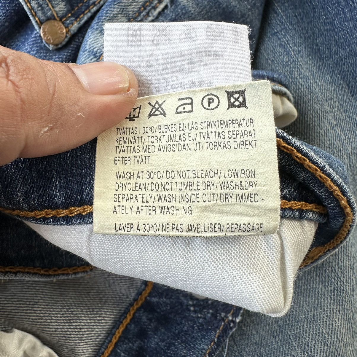 Acne Studios Vintage Acne Blue Washed Soft Denim D668 Size US 32 / EU 48 - 19 Thumbnail