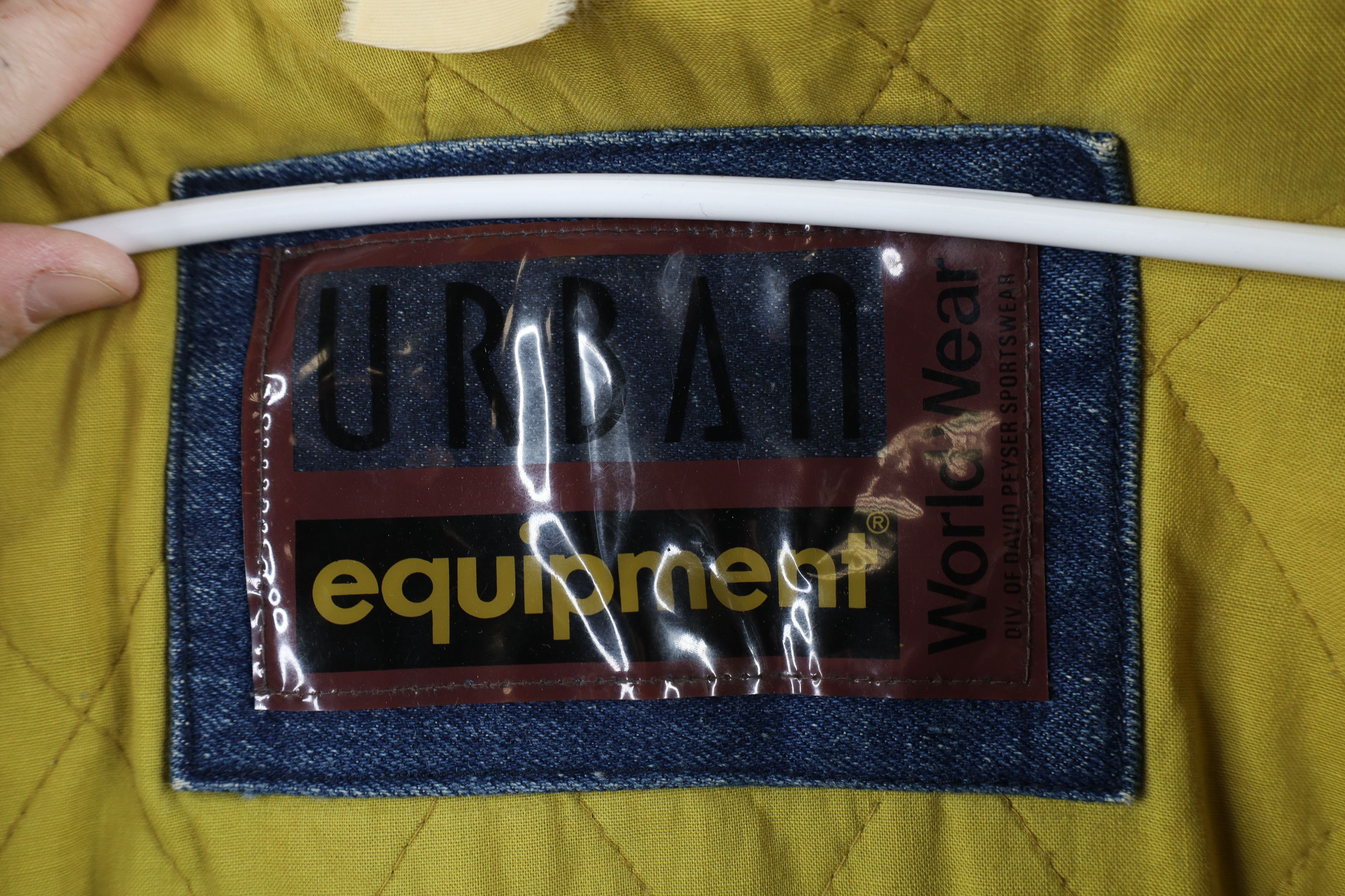 Vintage Vintage 90s Streetwear Quilted Acid Wash Denim Jean Jacket Size US XXL / EU 58 / 5 - 12 Thumbnail