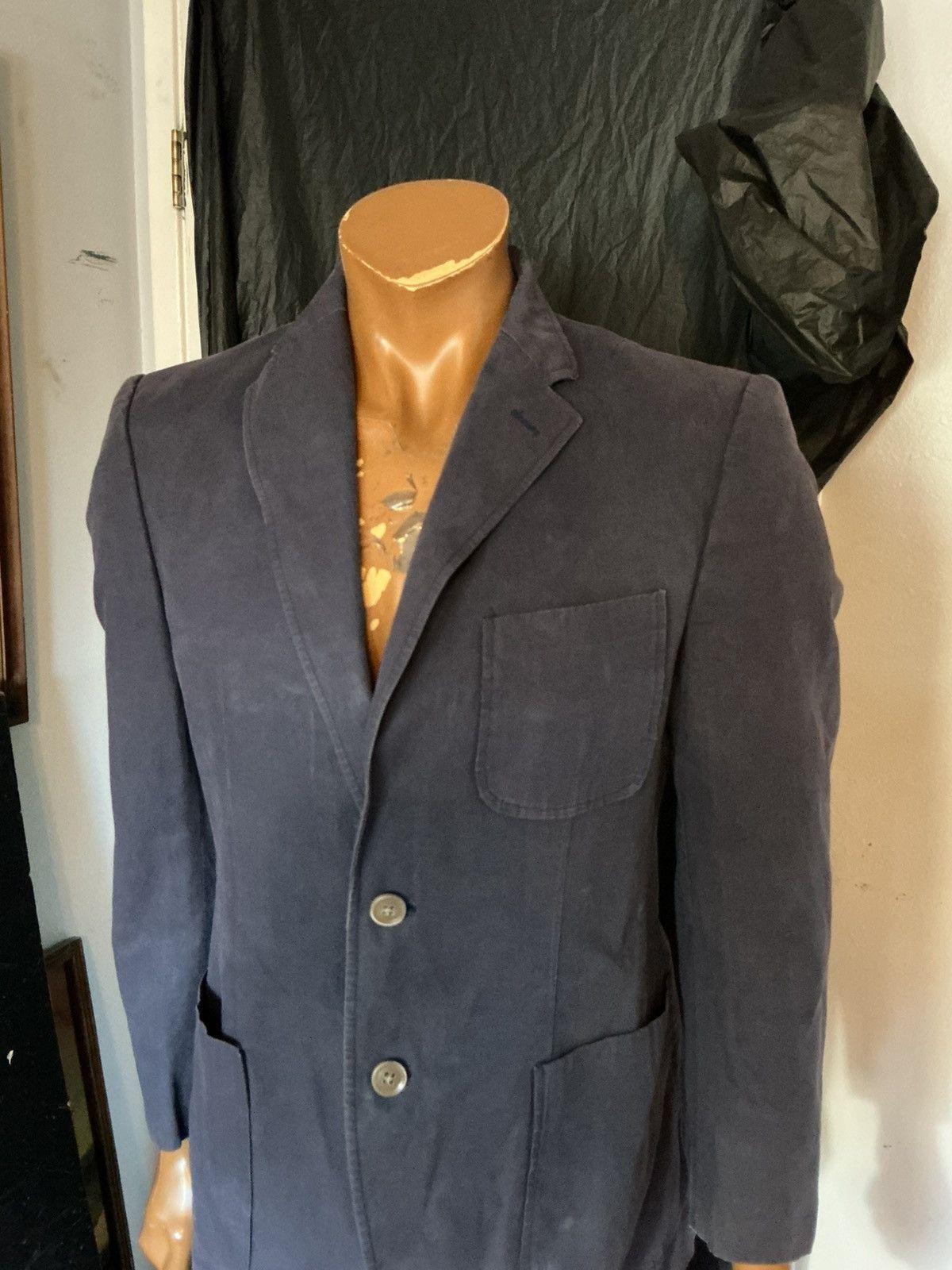 Etro Etro Milano Two Button Navy Blue Sportscoat Blazer Jacket Size US S / EU 44-46 / 1 - 14 Thumbnail