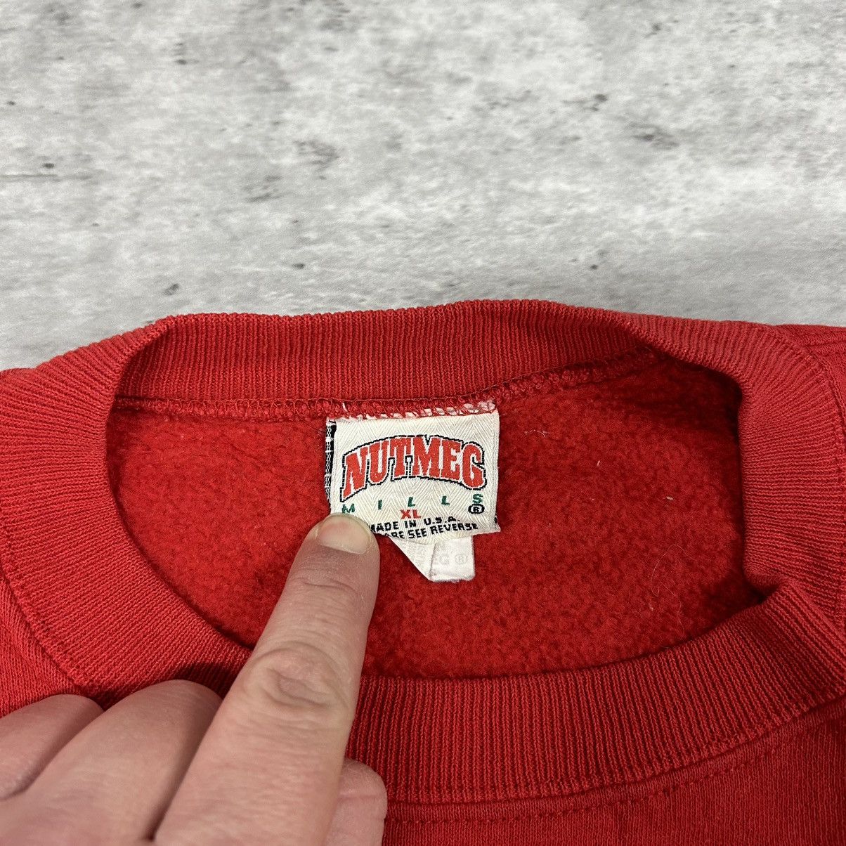 NFL × Vintage vintage Kansas City chiefs Crewneck sweatshirt sz xl Size US XL / EU 56 / 4 - 3 Thumbnail