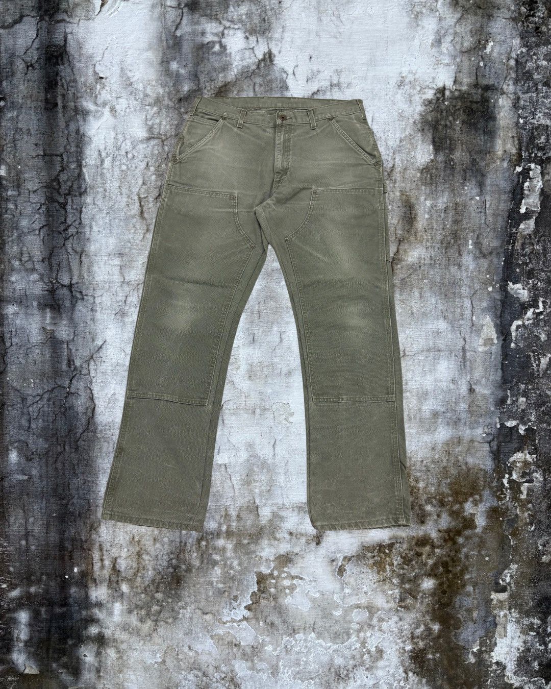 Carhartt Moss Green Carhartt Double Knee pants Size US 36 / EU 52 - 3 Thumbnail