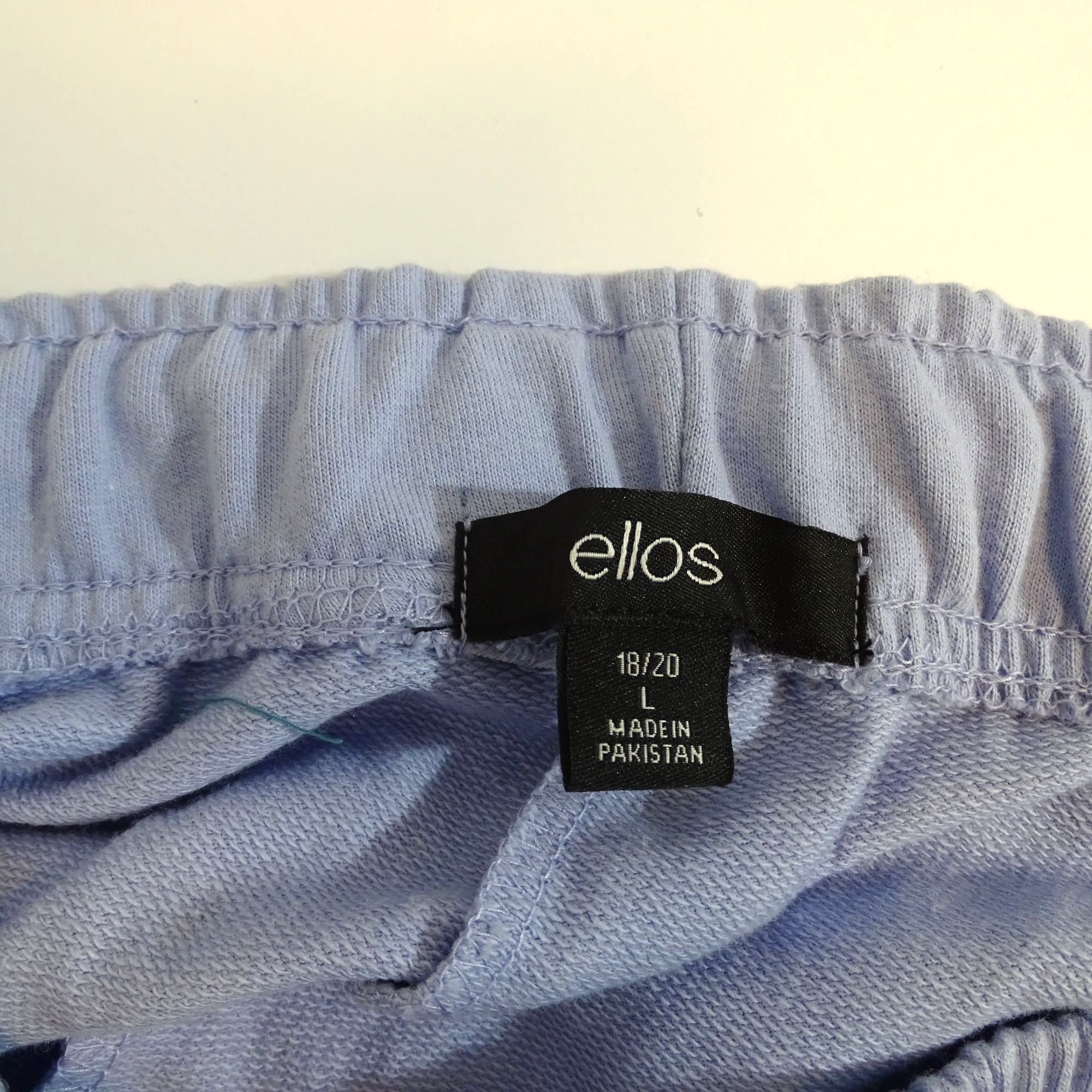 Other Ellos French Terry Blue Lounge Jogger Pants Size L 18 20 Size 40" / US 18 - 4 Thumbnail