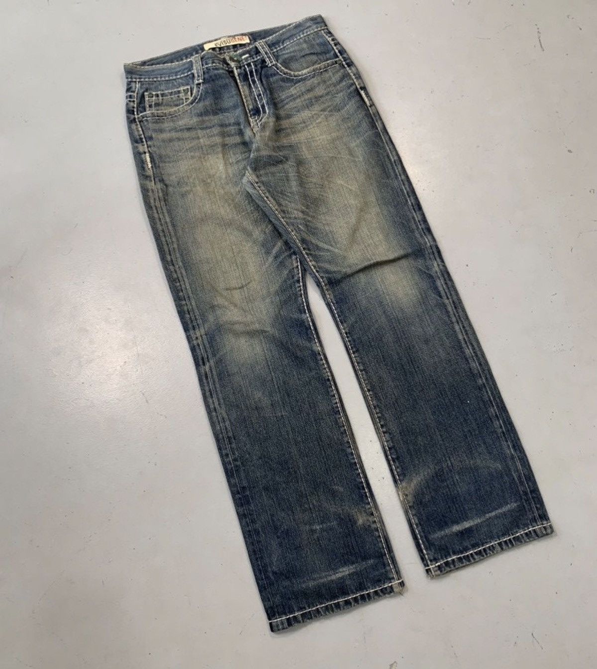 Japanese Brand Vintage crazy japanese denim Size US 32 / EU 48 - 2 Thumbnail