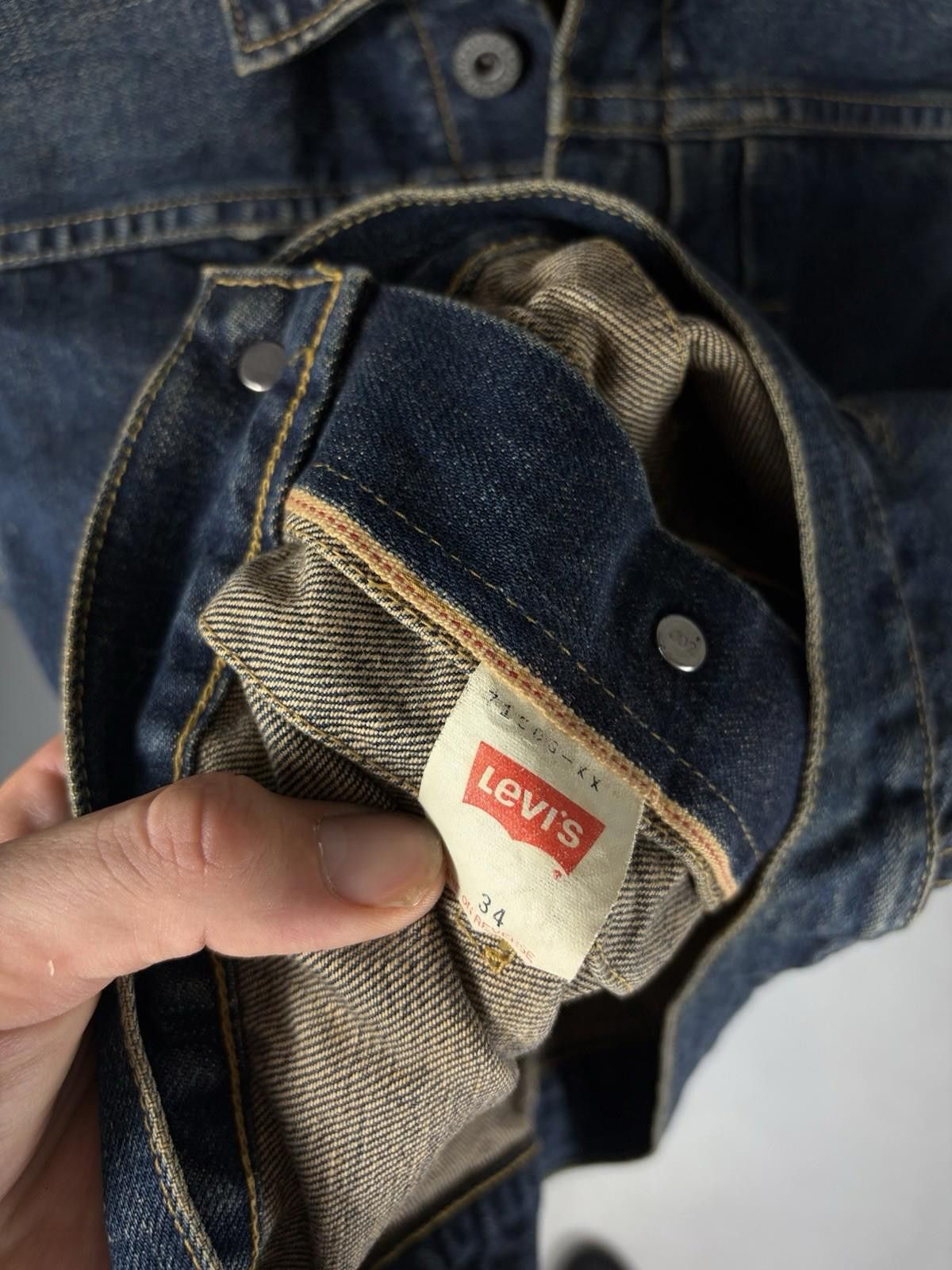 Levi's Levi's Lot 506xx WWII Model Type 1 Denim Jacket Japan Big E Size US M / EU 48-50 / 2 - 9 Thumbnail