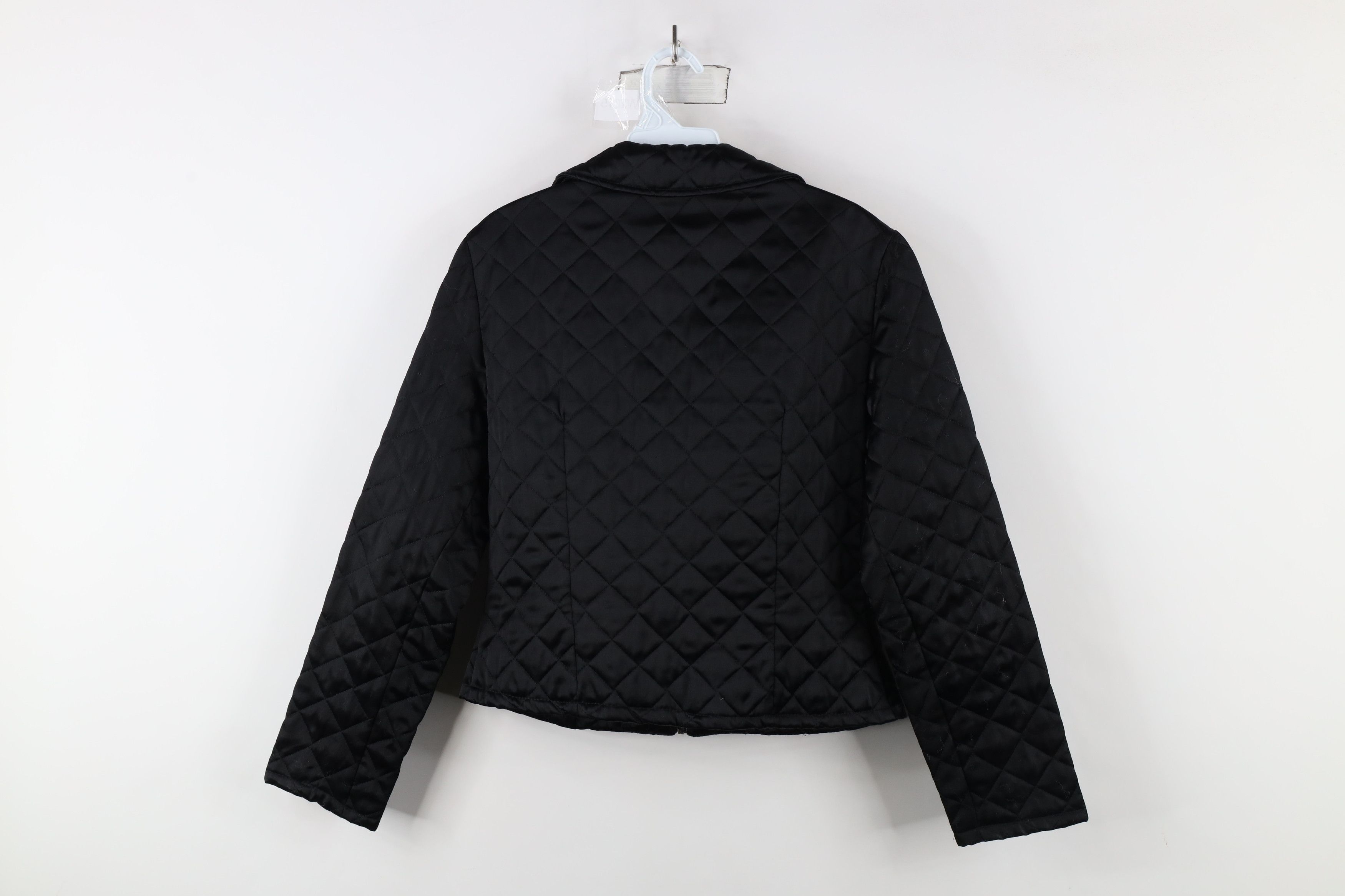 Vintage Vintage 90s Y2K Streetwear Baby Doll Jacket Black USA Size M / US 6-8 / IT 42-44 - 11 Thumbnail