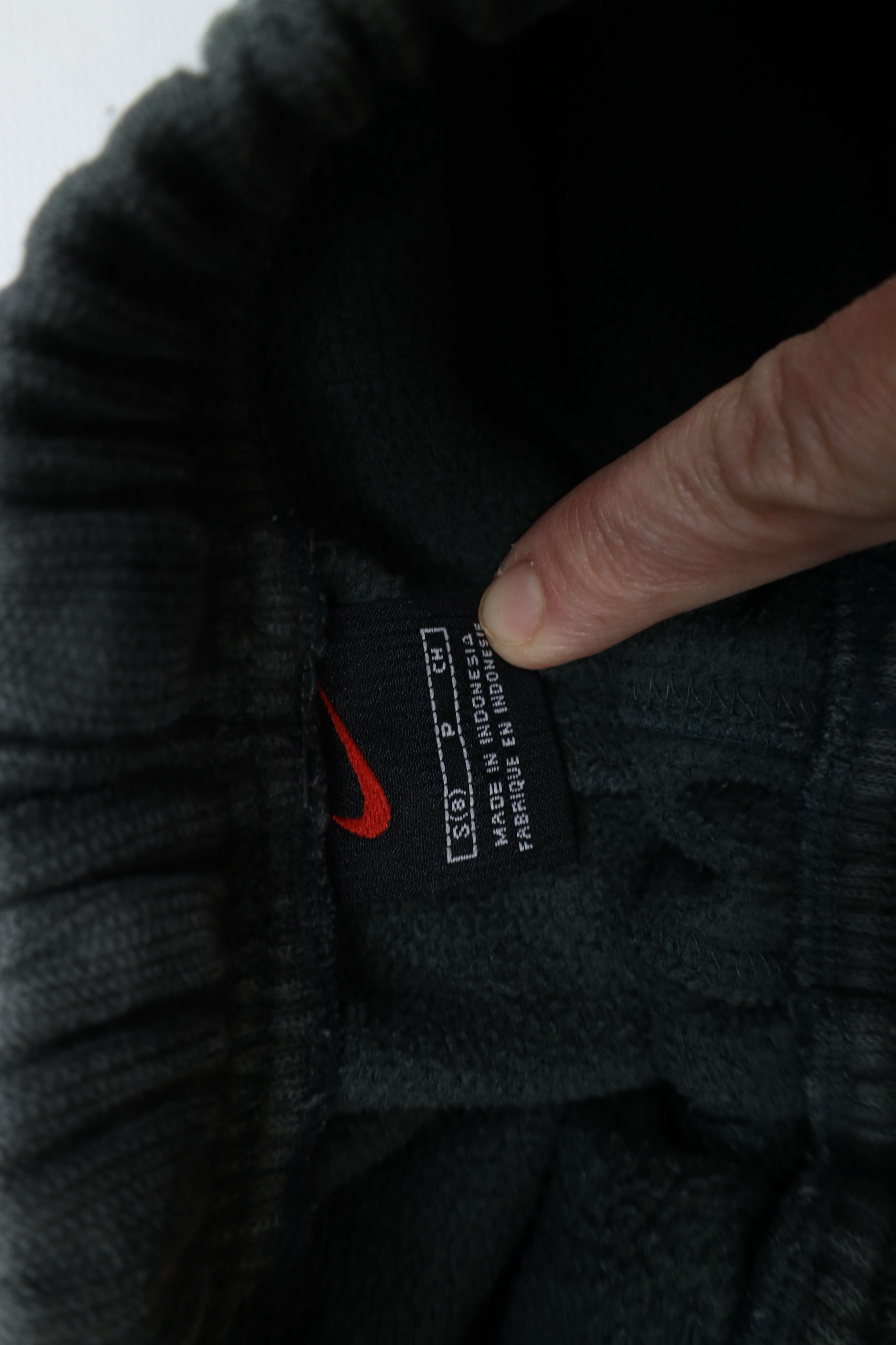 Nike × Vintage Vintage 90s Y2K Nike Mini Swoosh Ribbed Knit Capris Pant Size 22" - 6 Thumbnail