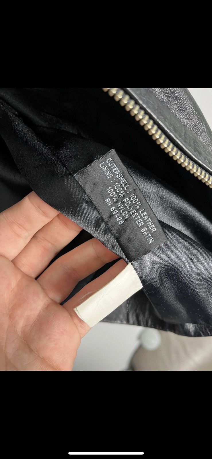 Leather × Vintage Vintage leather jacket y2k punk rock hype Size US XL / EU 56 / 4 - 13 Thumbnail