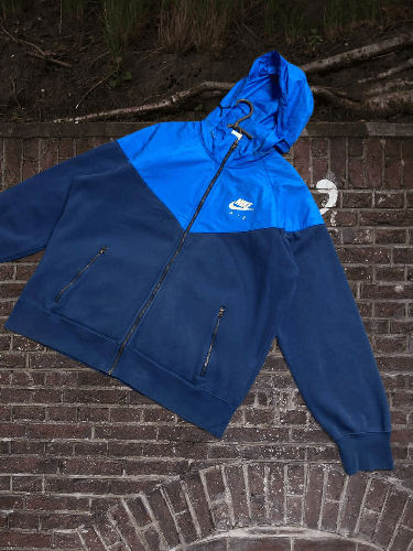 Nike 90’s NIKE RARE Y2K SWOOSH LOGO RETRO OVERSIZED JACKET Size US XL / EU 56 / 4 - 1 Thumbnail