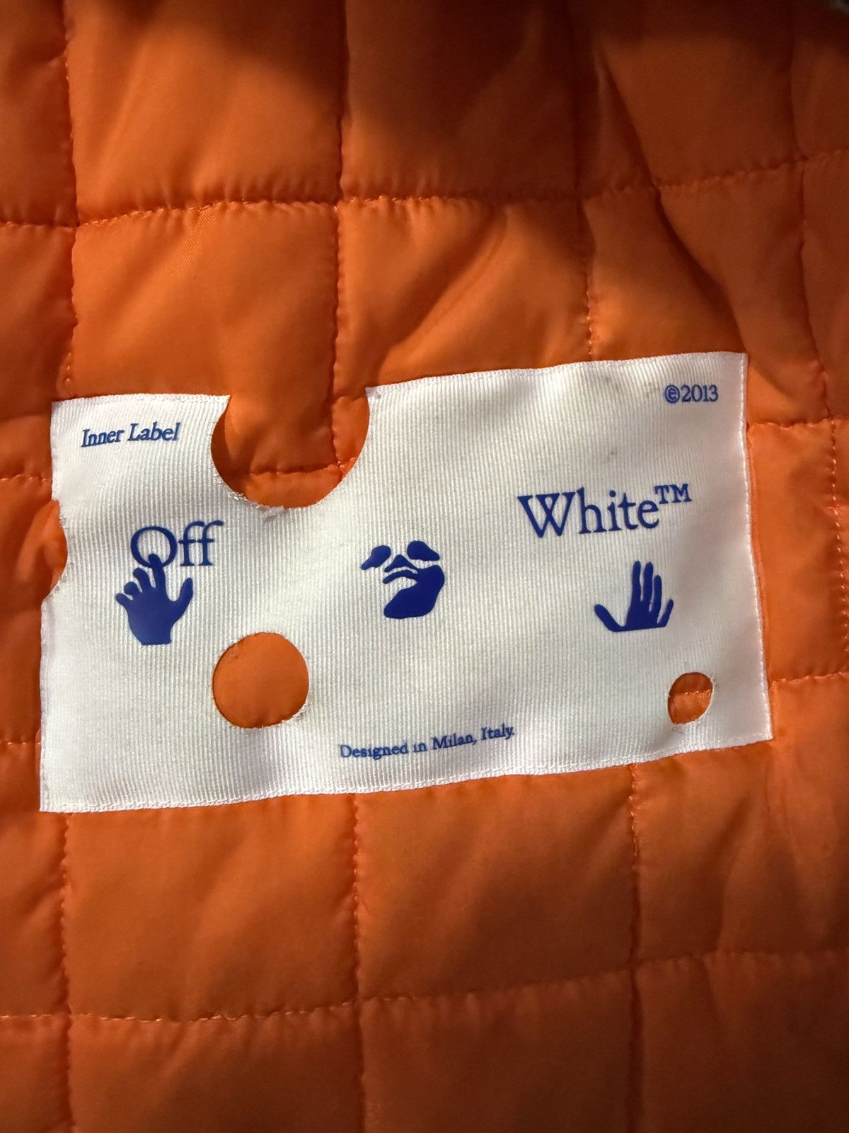 Off-White Off-White Arrow Padded Flannel Dusty Blue Jacket Size US L / EU 52-54 / 3 - 4 Thumbnail