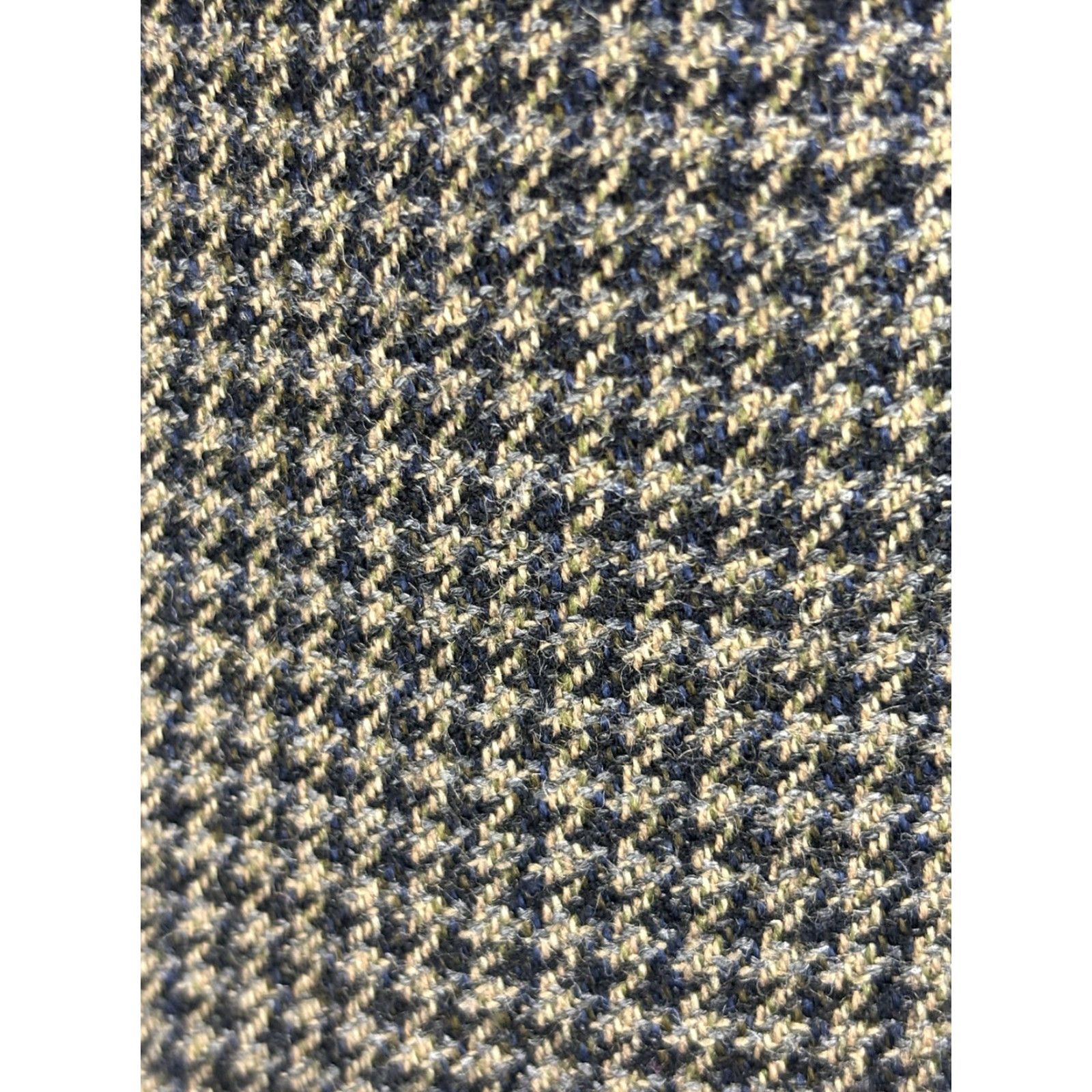 Brooks Brothers VINTAGE Brooks Brothers Blazer Sport Coat MenS 46R Mini Houndstooth Wool USA Brown Black Two-Button Classic Blazer Mens Size 46R - 5 Thumbnail
