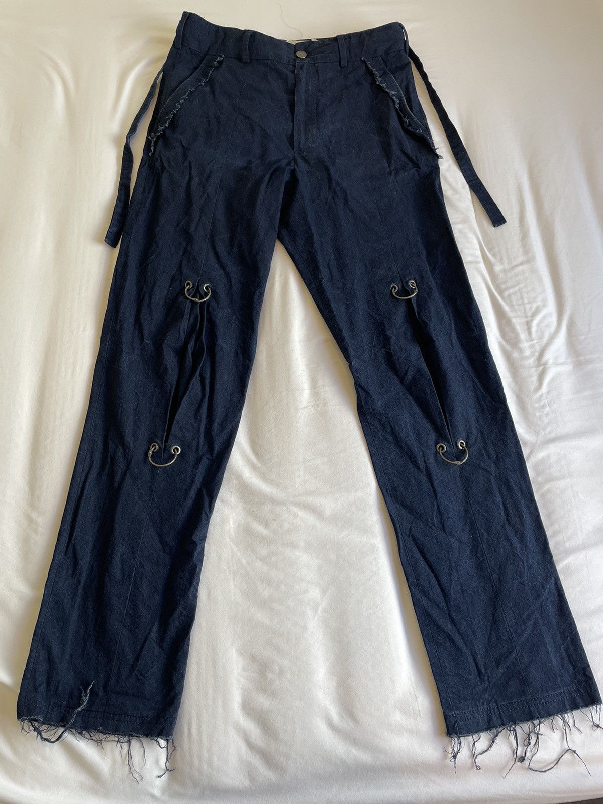 image of Damir Doma Blue Trousers, Men's (Size 32)