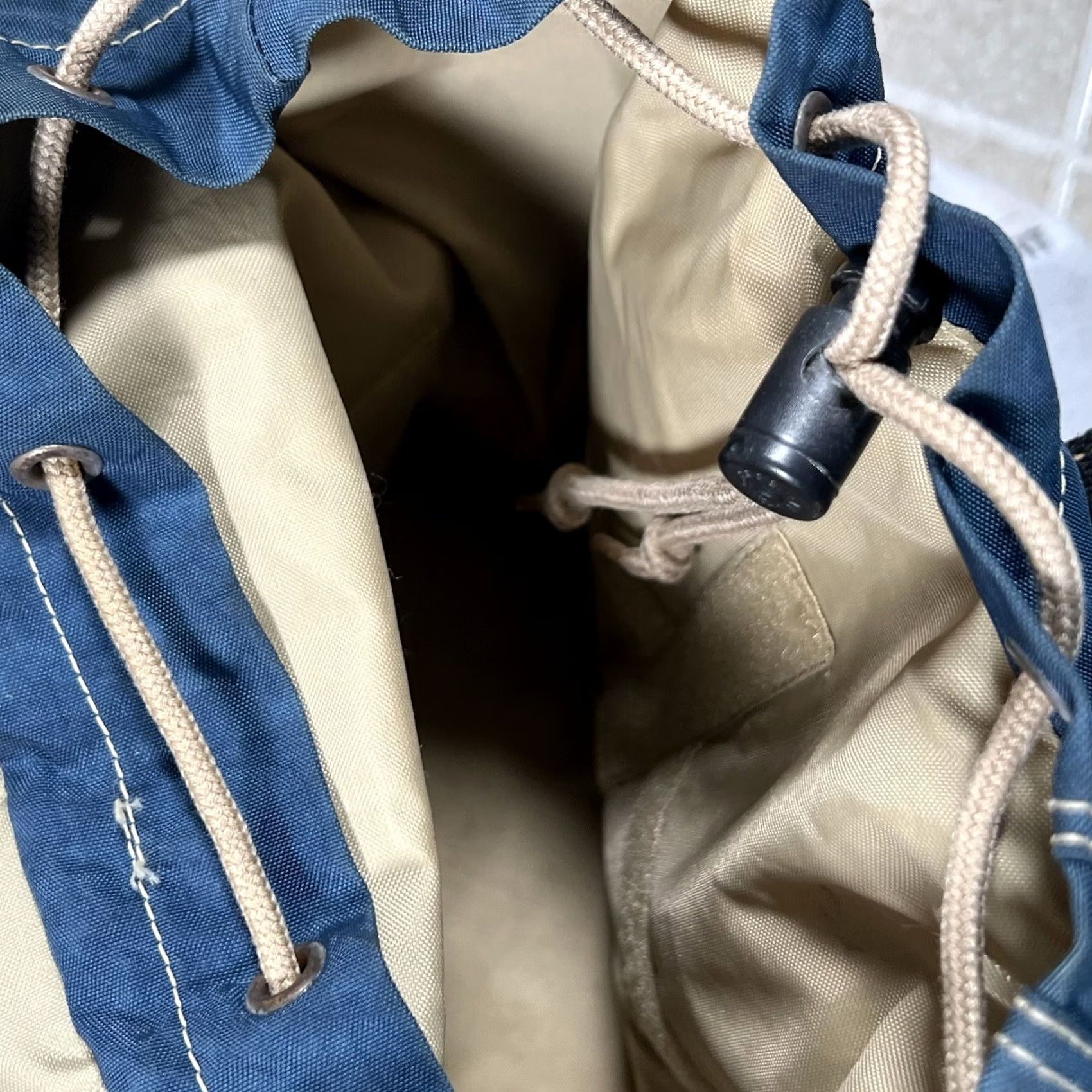 Vintage VINTAGE Kipling Backpack Drawstring Nylon Blue Women Size ONE SIZE - 6 Thumbnail