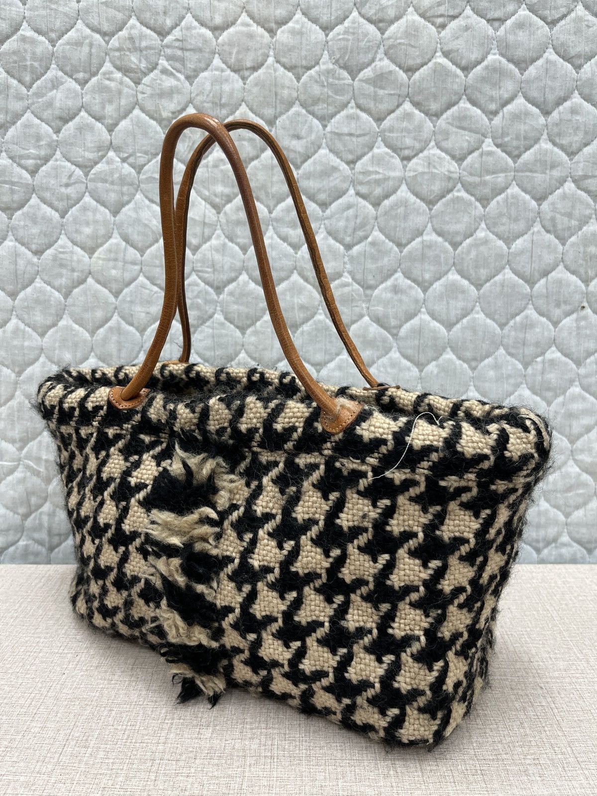 Tsumori Chisato 🔥🔥🔥ARCHIVE TSUMORI CHISATO ISSEY MIYAKE TWEED BAGS Size ONE SIZE - 1 Thumbnail