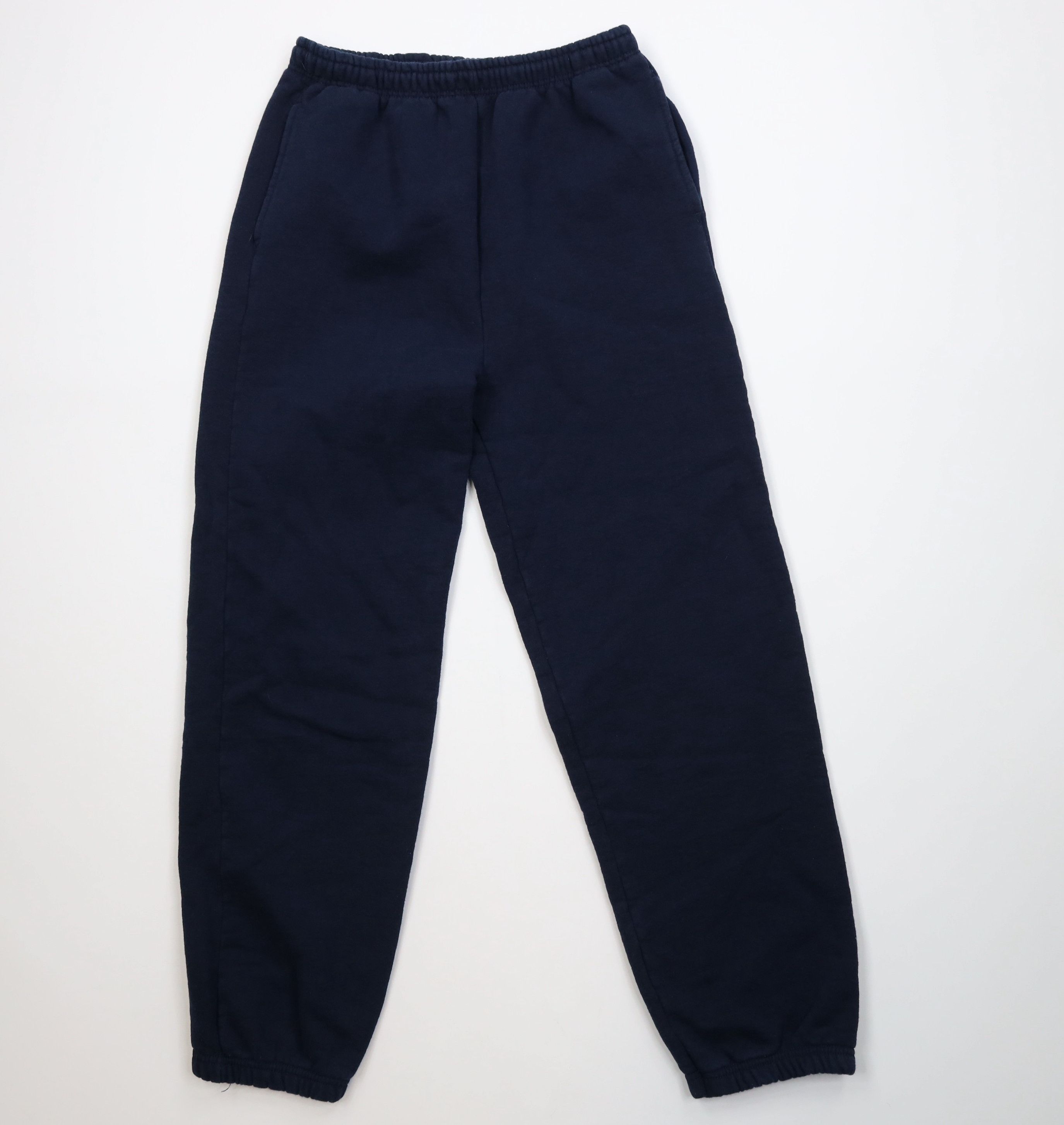 Vintage Vintage 90s Streetwear Blank Heavyweight Sweatpants Joggers Size US 34 / EU 50 - 1 Thumbnail