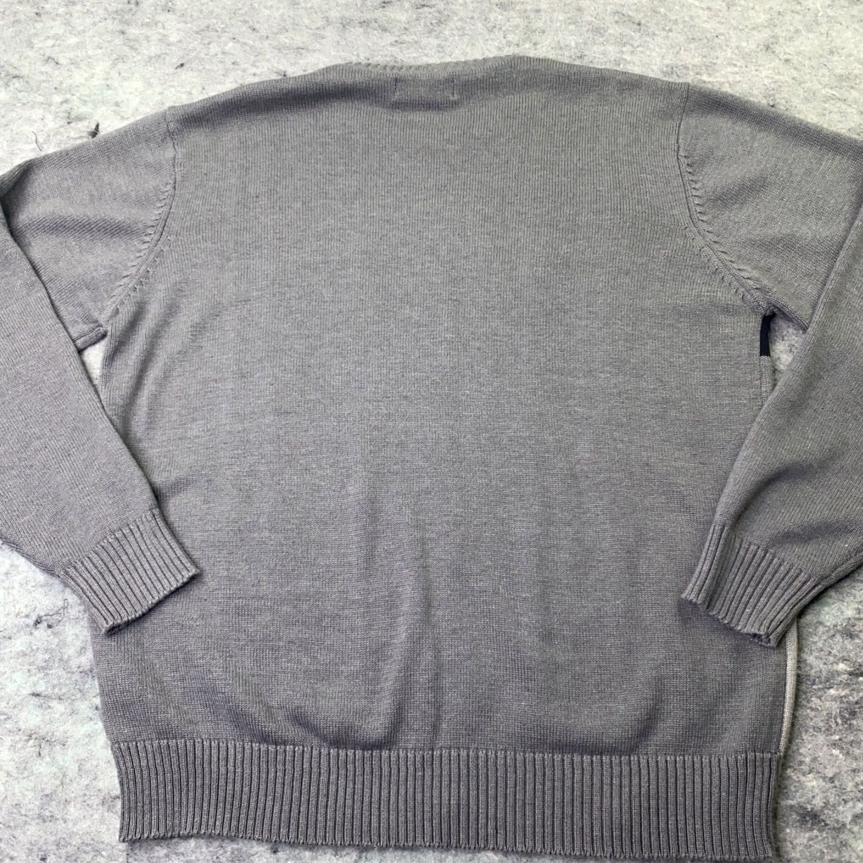 Vintage Tricots St Raphael Mens Sweater XL Grey Checker Long Sleeve Classic Size US XL / EU 56 / 4 - 7 Thumbnail