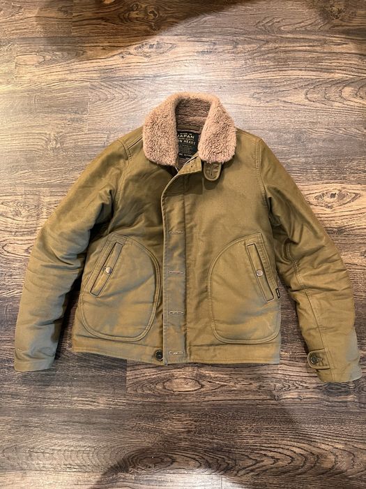 Iron Heart Iron Heart Olive N1 Deck Jacket Grailed