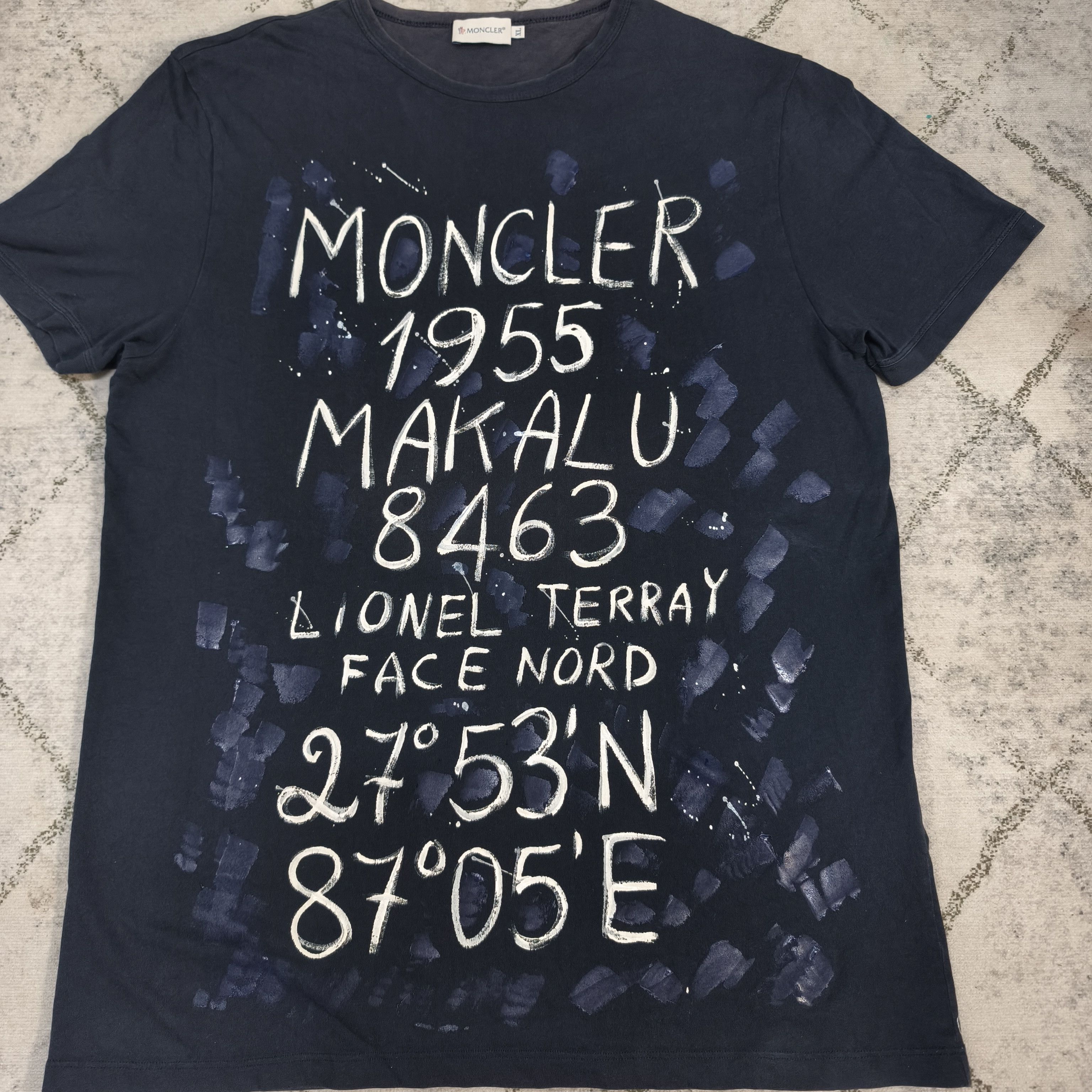 Moncler Moncler Art Paint T-shirt Size US XL / EU 56 / 4 - 4 Thumbnail