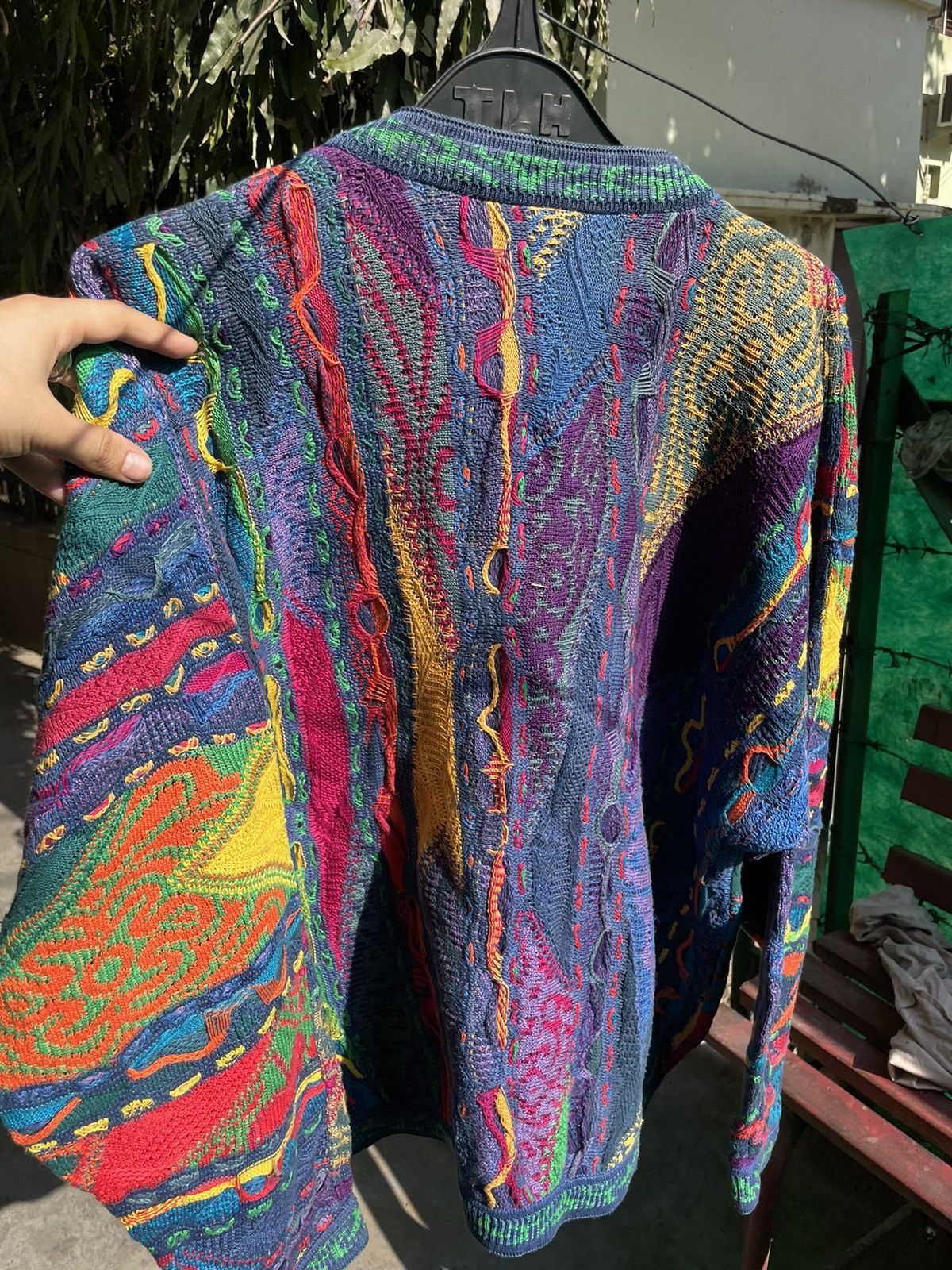Coogi RARE Vintage 90s Coogi spongebob Multicolour cardigan Size US M / EU 48-50 / 2 - 5 Thumbnail