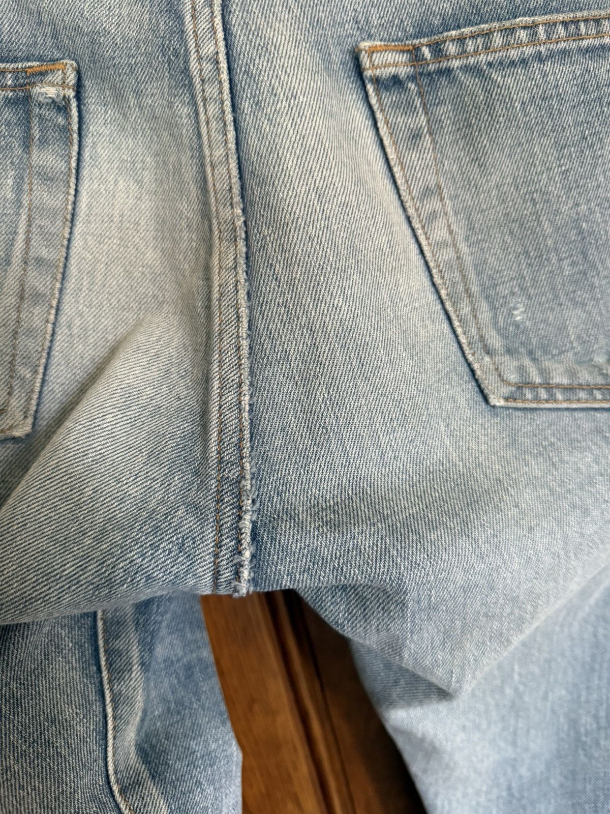 Saint Laurent Paris Saint Laurent slim ripped denim jeans 30 Santa Monica wash Size US 30 / EU 46 - 17 Thumbnail