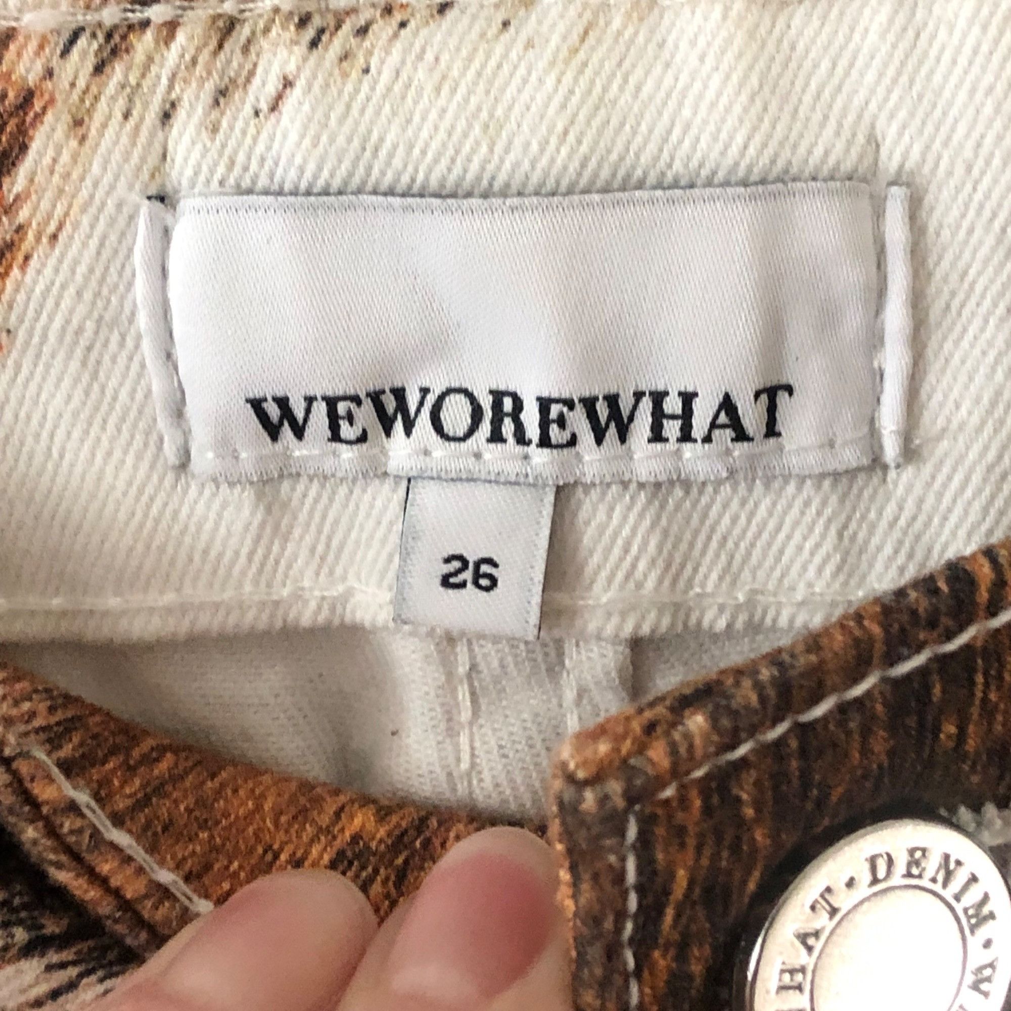 WeWoreWhat NWOT Women's WeWoreWhat / Revolve Stiletto Slit Skinny Jean Size 26" / US 2 / IT 38 - 3 Thumbnail