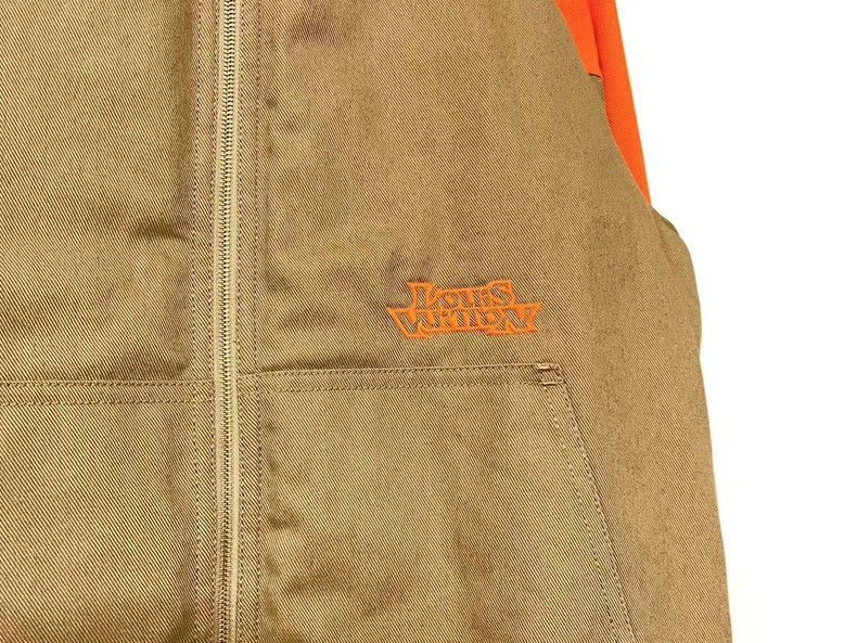 Louis Vuitton Louis Vuitton Brown Cotton Jacket with Orange Hood -2505 Size US M / EU 48-50 / 2 - 2 Thumbnail