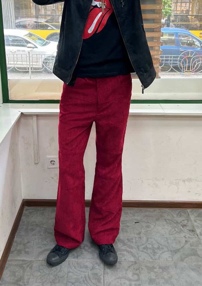 Other Lifeishell fancy red flared pants Size US 34 / EU 50 - 2 Thumbnail