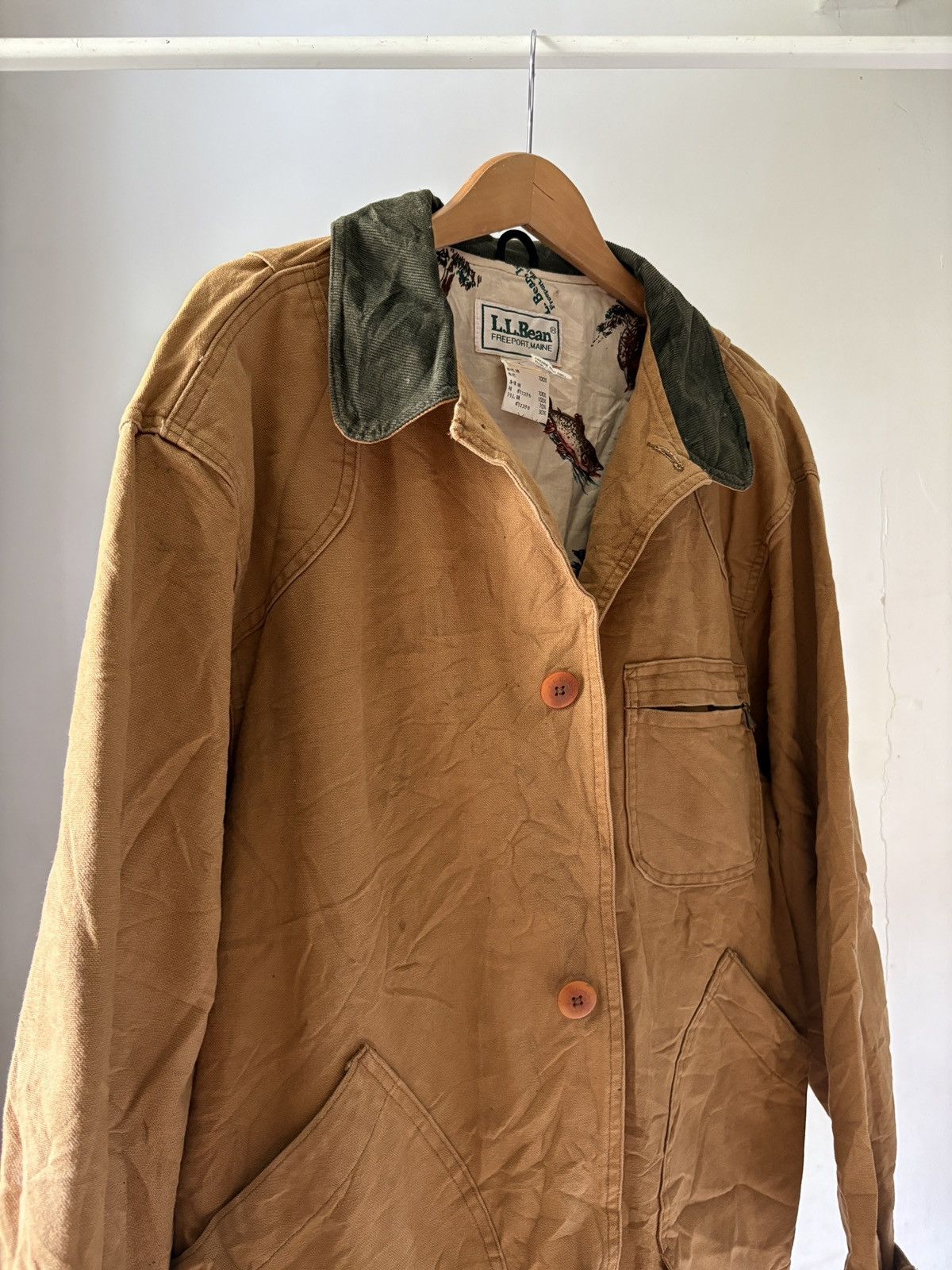 L.L. Bean Vintage LL Bean Hunting Jacket Duck Canvas Size US L / EU 52-54 / 3 - 1 Thumbnail