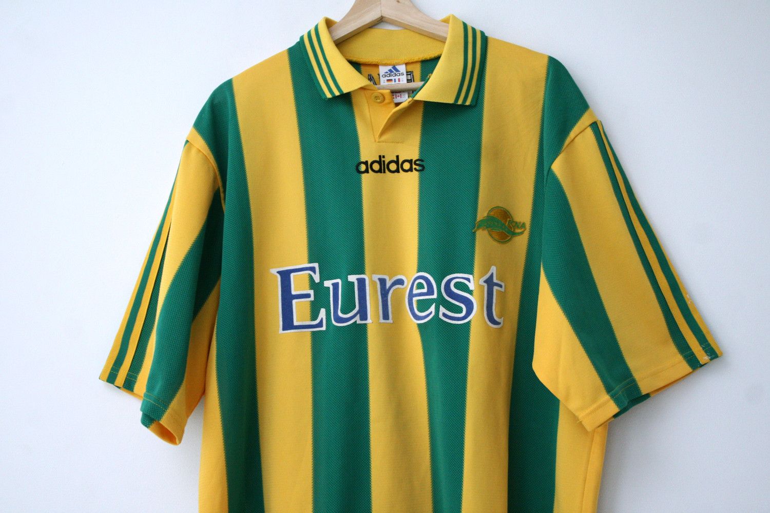 Adidas Adidas FC Nantes Vintage 1996 1998 Home Jersey Football Size US XL / EU 56 / 4 - 2 Thumbnail