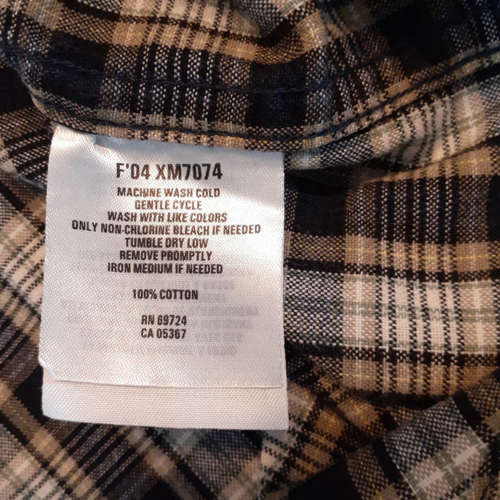 Vintage Columbia Long Sleeve Button Down Shirt Mens Large Brown Plaid Size US L / EU 52-54 / 3 - 7 Thumbnail