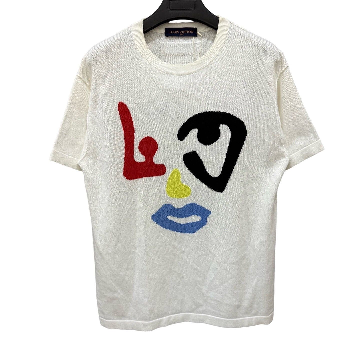 Louis Vuitton Louis Vuitton Face Graphic Knit T-Shirt Size S Size US S / EU 44-46 / 1 - 1 Thumbnail
