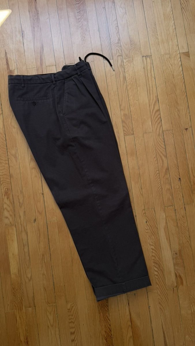 Mfpen Pleated wide cotton Mfpen trousers Size US 32 / EU 48 - 3 Thumbnail