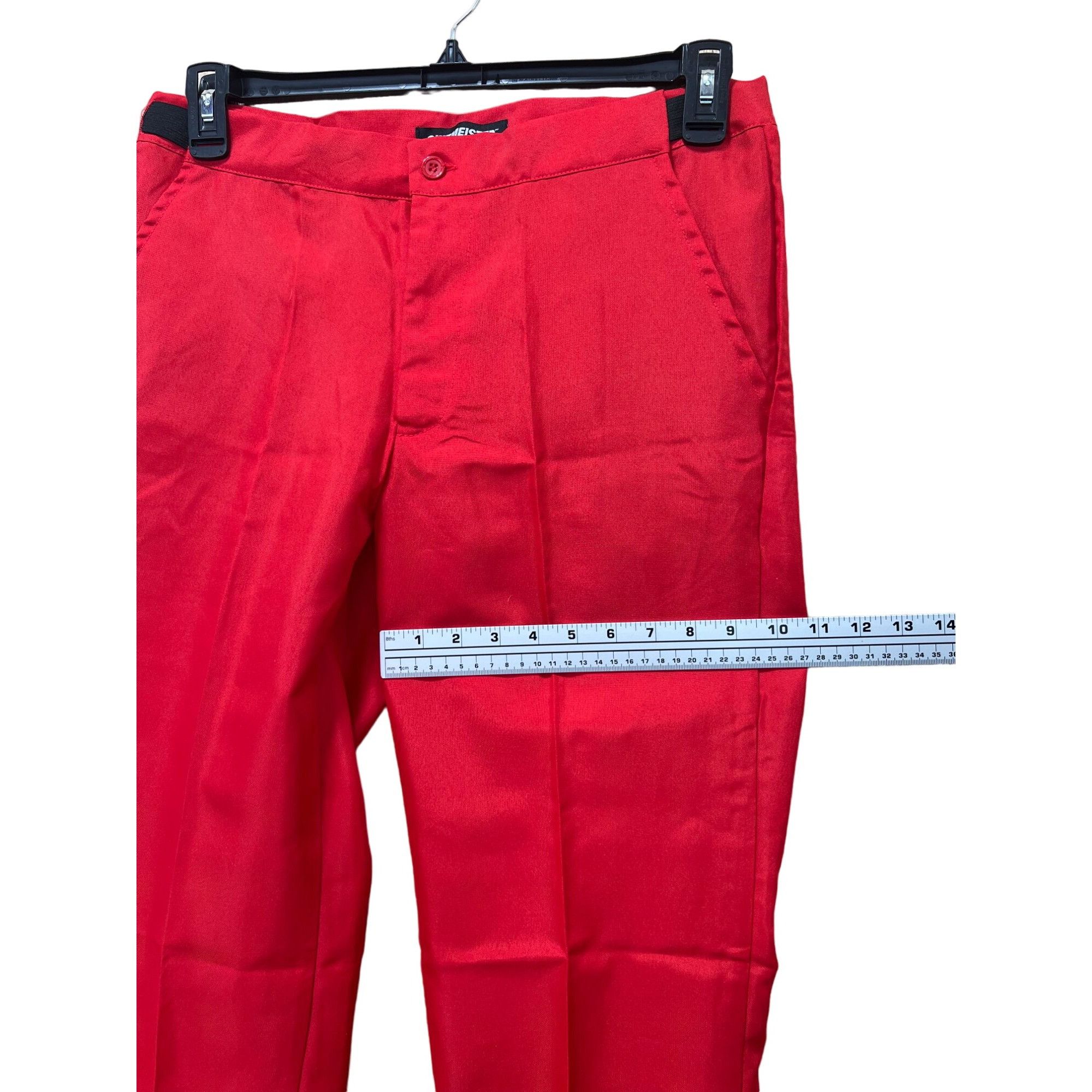 Other Suitmeister - Men's Costume Pants - Slim Fit Suit - Red - Si Size US 34 / EU 50 - 6 Thumbnail
