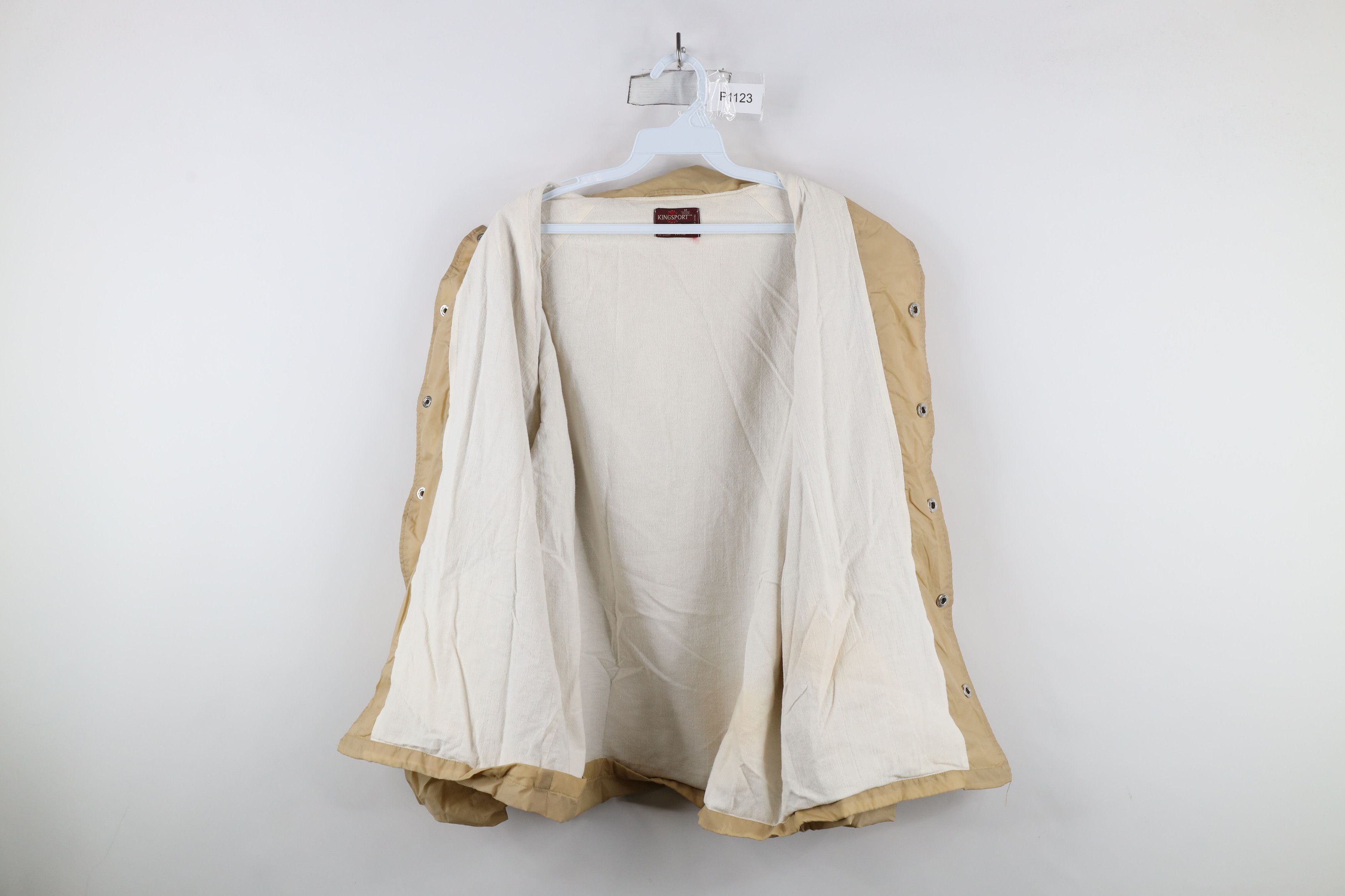 Vintage Vintage 70s Streetwear Coaches Windbreaker Jacket Beige Size US M / EU 48-50 / 2 - 9 Thumbnail