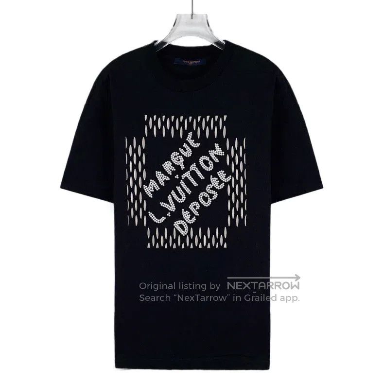 Louis Vuitton Louis Vuitton Black logo monogrammed beaded cotton short s Size US XS / EU 42 / 0 - 1 Thumbnail