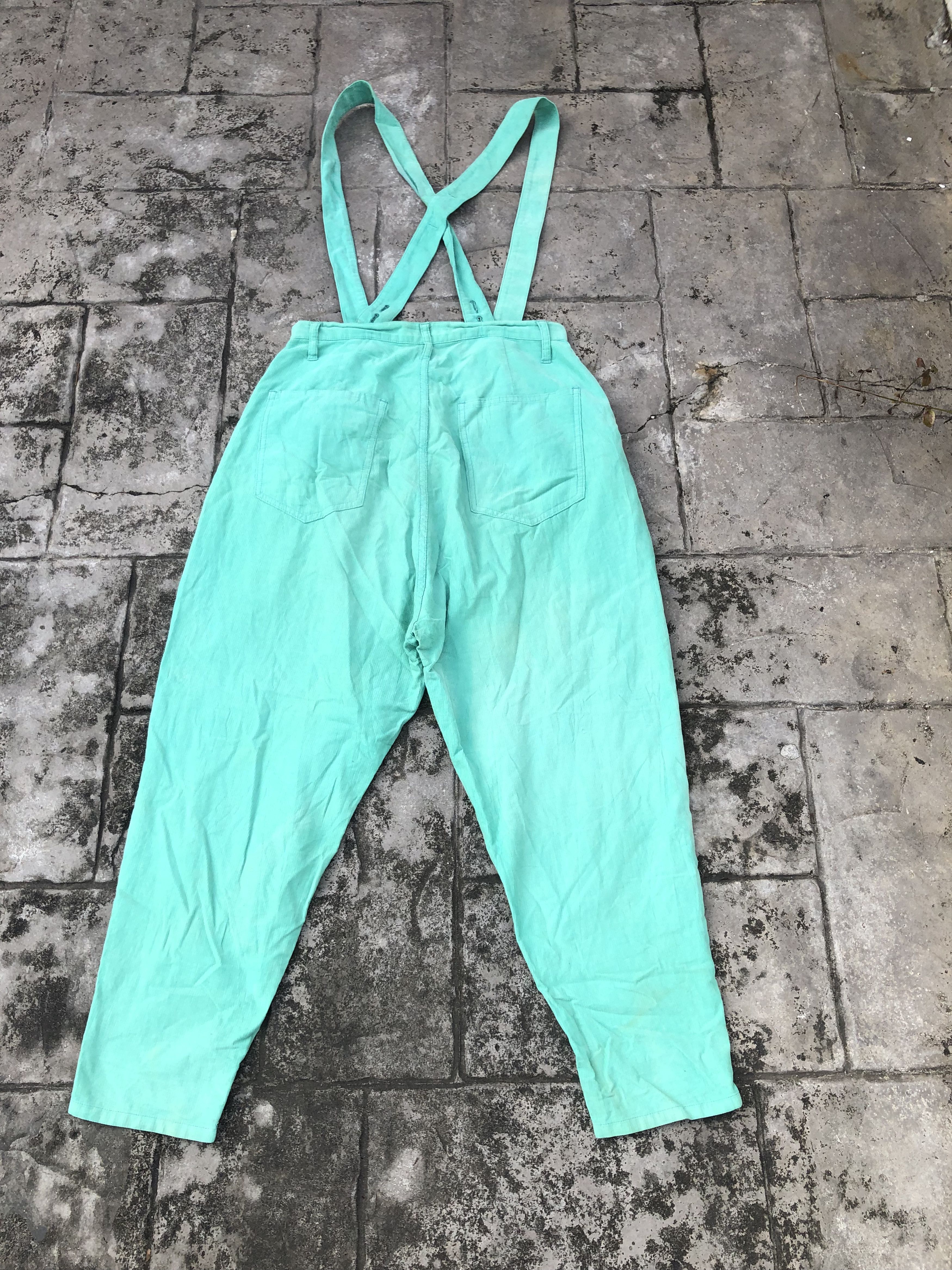 Ne-Net Vintage Nē-net Issey Miyake Style Suspender Pants Size 31" - 2 Thumbnail