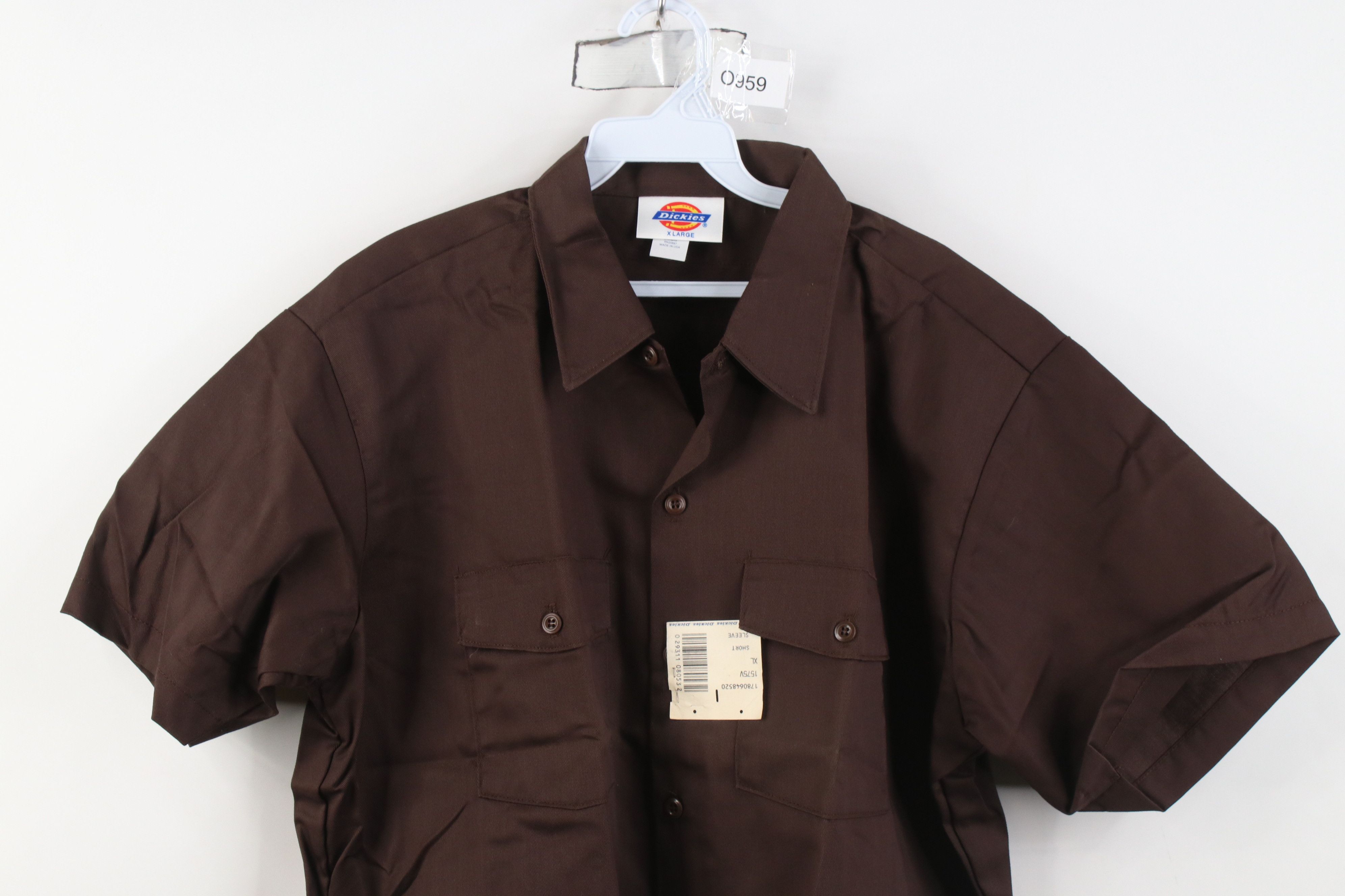 Dickies Deadstock Vintage 70s Dickies Short Sleeve Button Shirt USA Size US XL / EU 56 / 4 - 2 Thumbnail