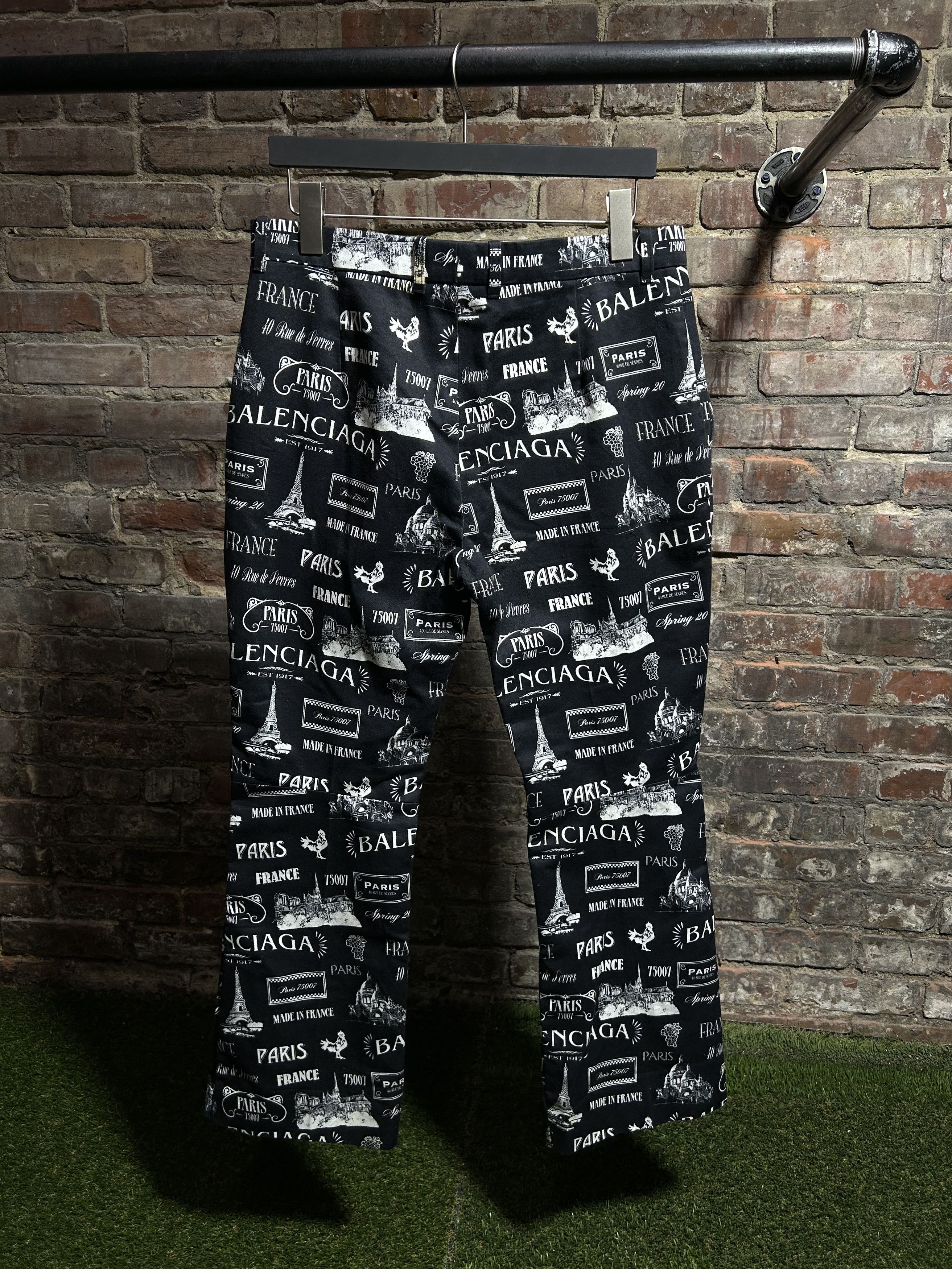 Balenciaga Balenciaga Paris Resto Pants Size US 32 / EU 48 - 2 Thumbnail