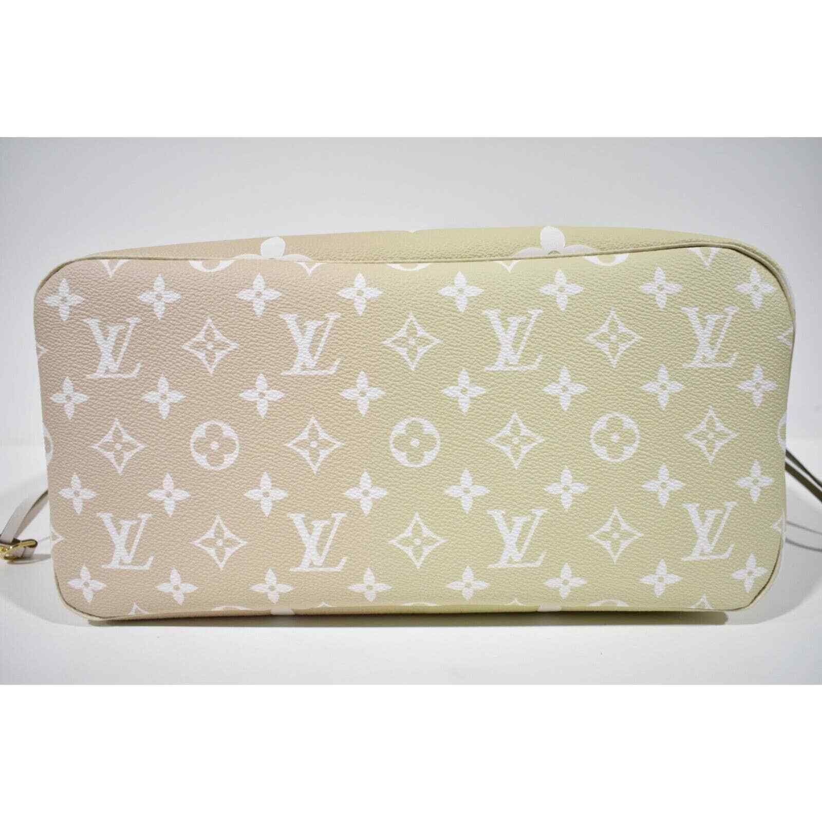 Louis Vuitton Louis Vuitton Neverfull Beige Tote Top Handle Shoulder Bag Size ONE SIZE - 12 Thumbnail