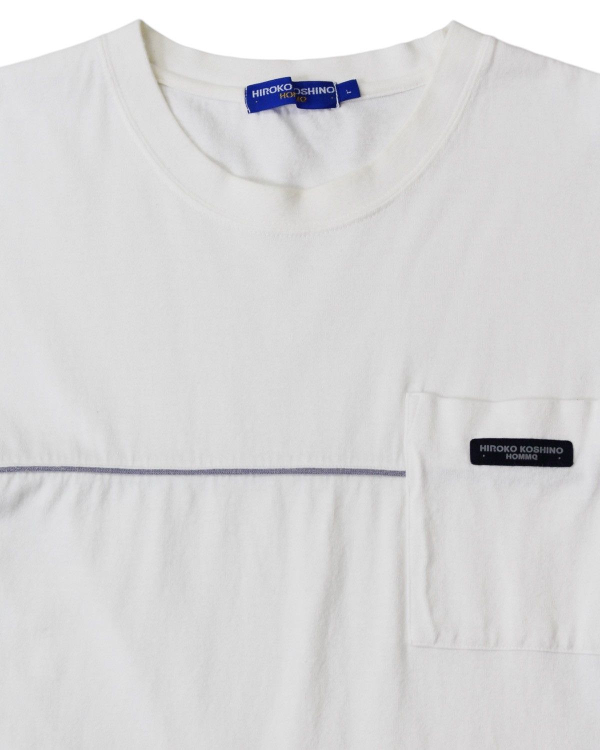 Japanese Brand HIROKO KOSHINO HOMME POCKET TEE Size US L / EU 52-54 / 3 - 2 Thumbnail