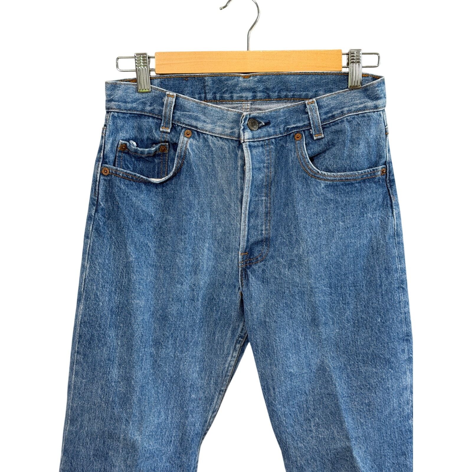 Levi's Vintage Levi’s 501 Jeans USA Made 30x28 Button Fly Red Tab Size US 30 / EU 46 - 4 Thumbnail