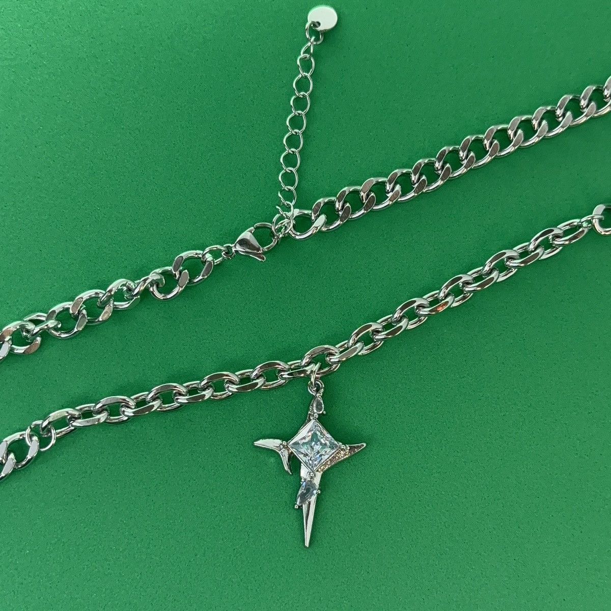 Other CZ Star Pendant Necklace for Men Women Unisex Necklace Size ONE SIZE - 2 Thumbnail