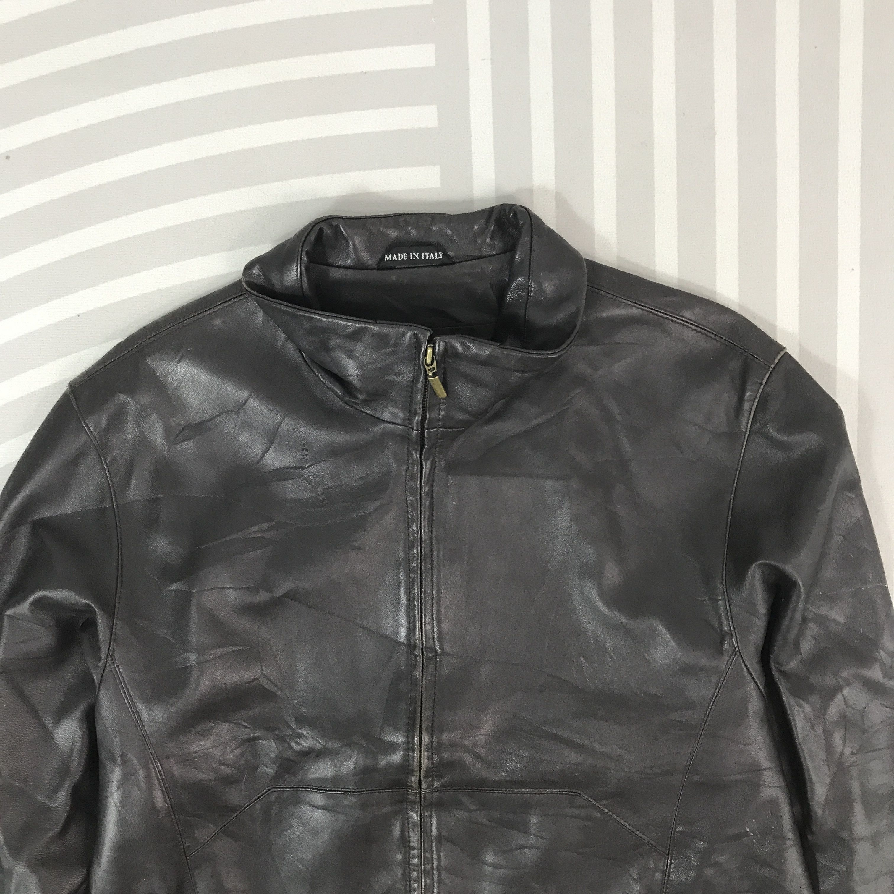 Leather Vintage Pierotucci Leather Jacket Size US L / EU 52-54 / 3 - 2 Thumbnail